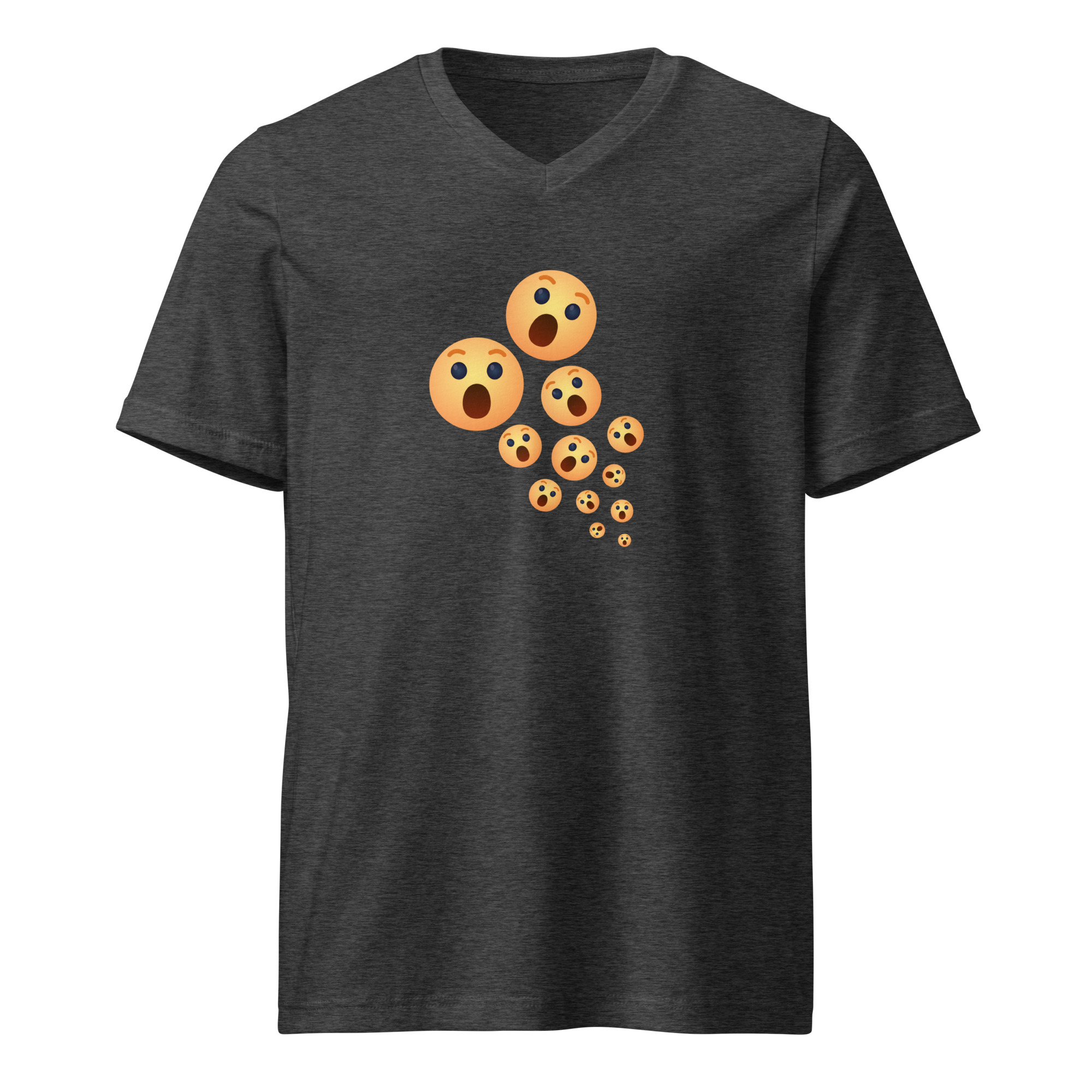 Unisex Short Sleeve V-Neck T-Shirt "Shock Burst" - Image 3