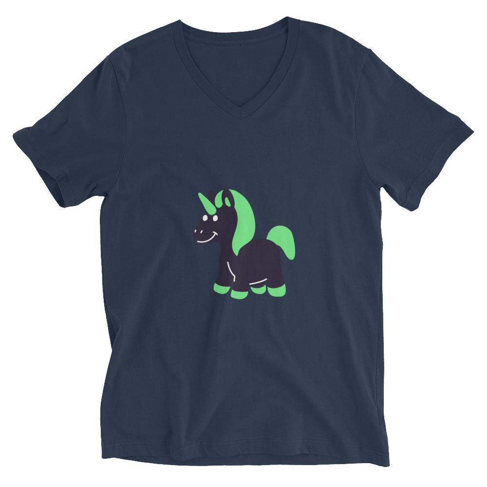 Unisex Short Sleeve V-Neck T-Shirt "Cute Fantasy" - Image 7