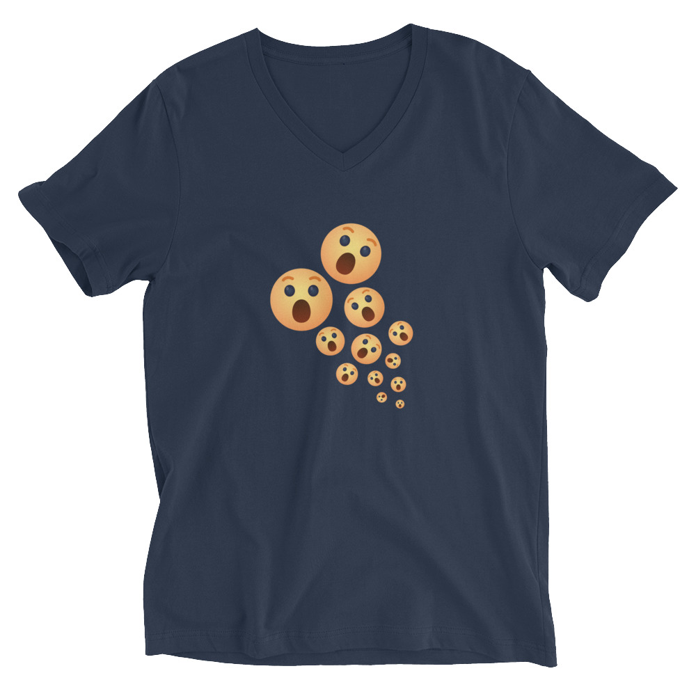 Unisex Short Sleeve V-Neck T-Shirt "Shock Burst" - Image 7