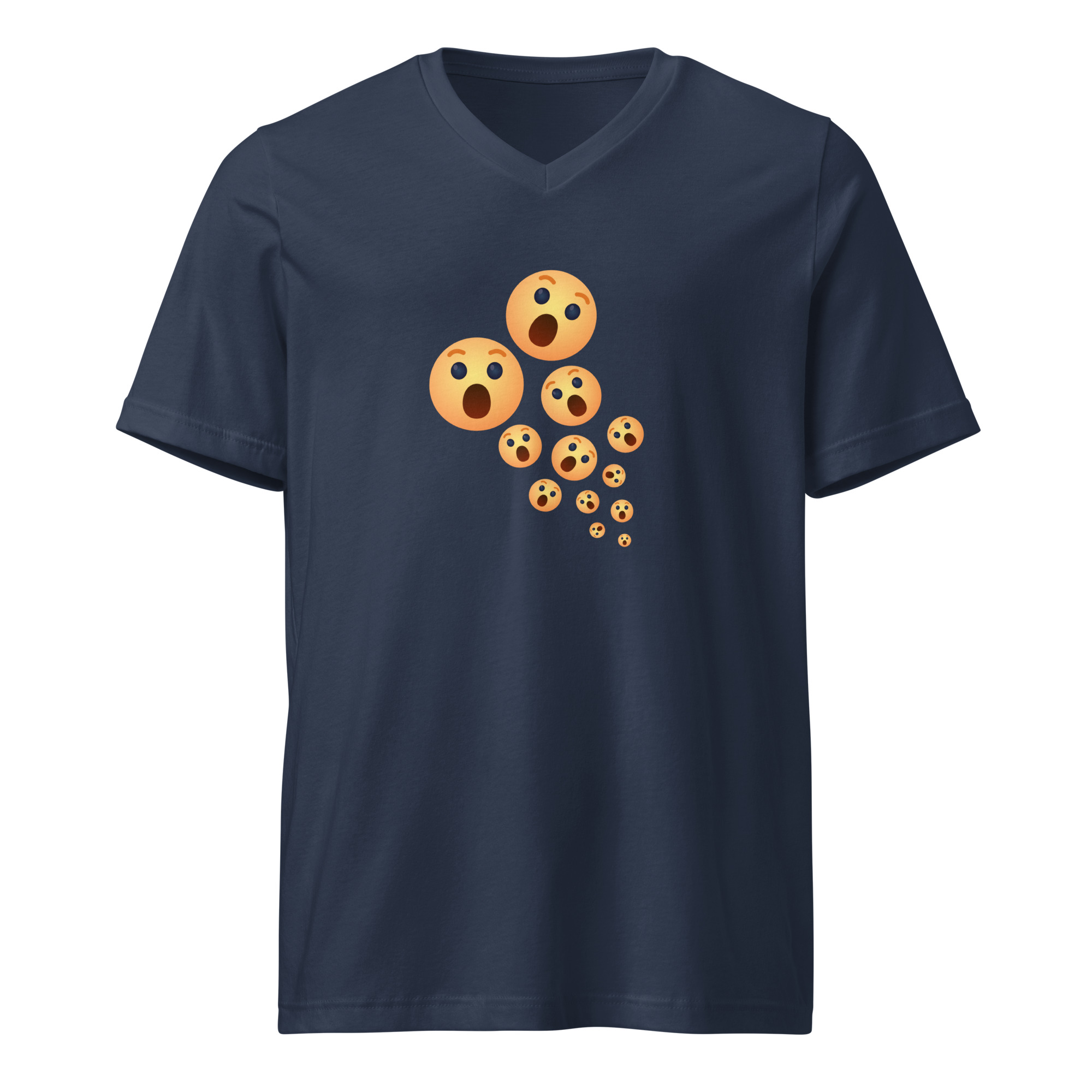 Unisex Short Sleeve V-Neck T-Shirt "Shock Burst" - Image 2