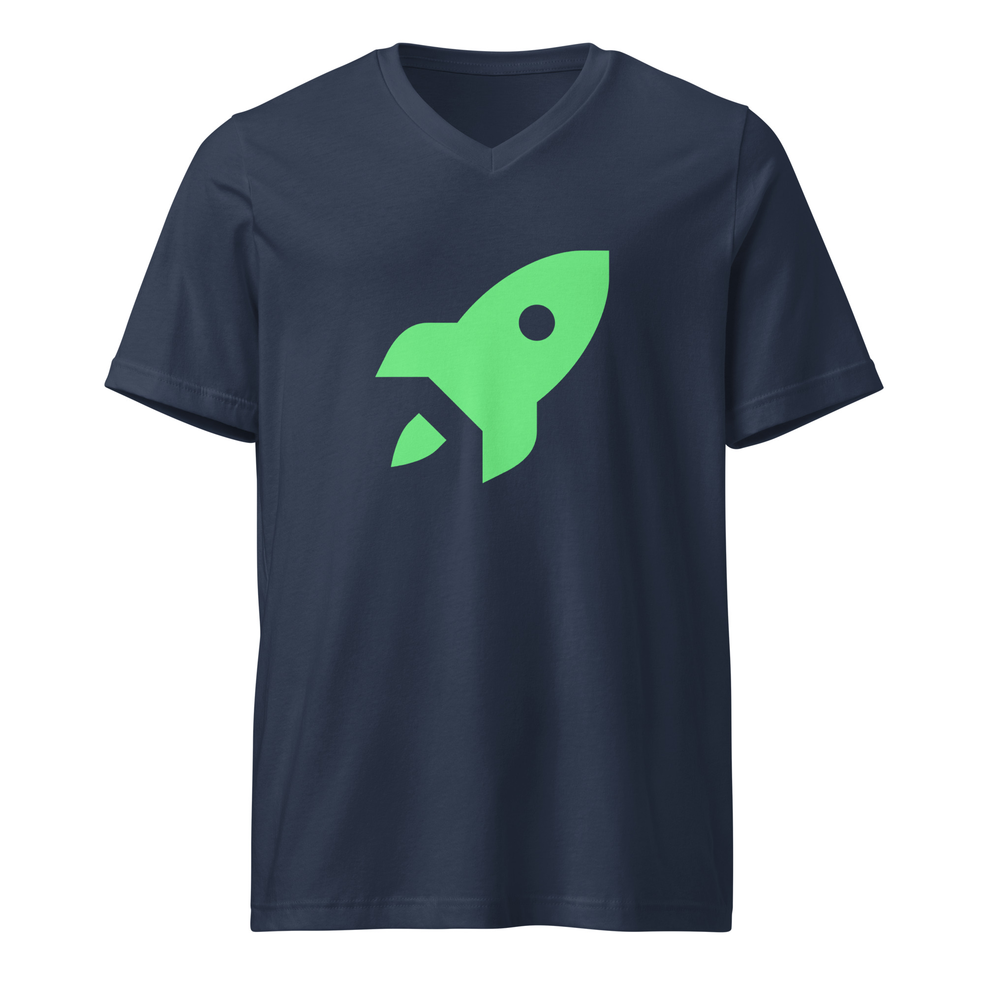 Unisex Short Sleeve V-Neck T-Shirt "Space Rush" - Image 3