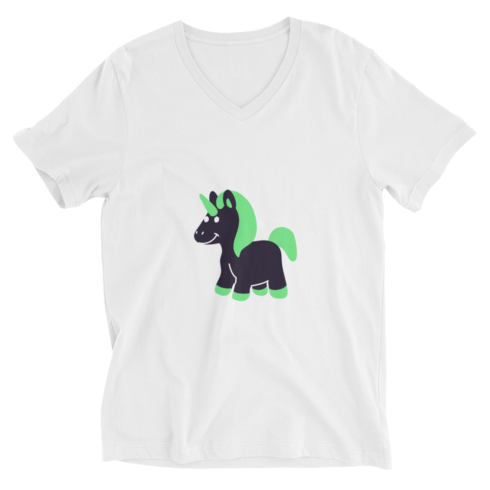 Unisex Short Sleeve V-Neck T-Shirt "Cute Fantasy" - Image 10