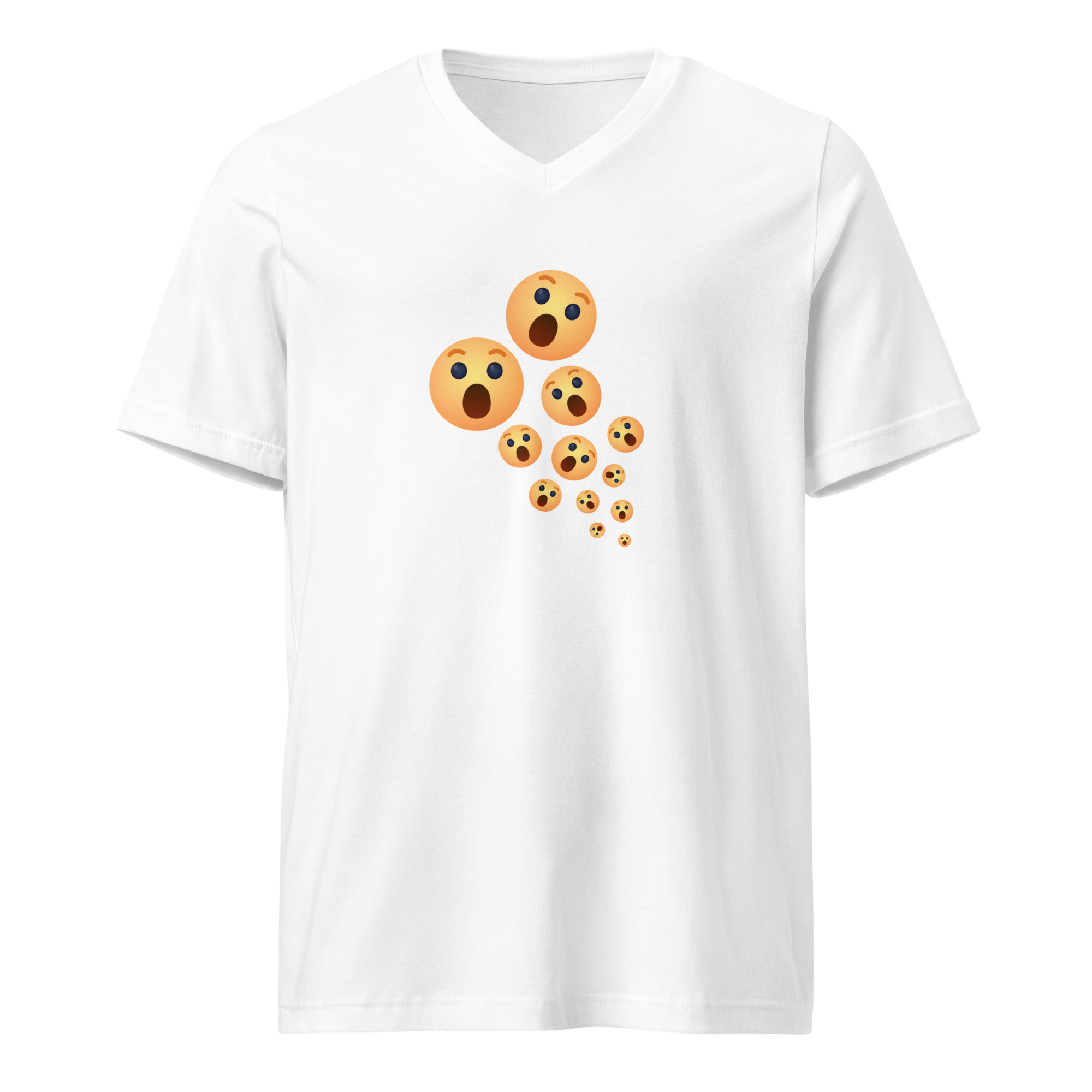 Unisex Short Sleeve V-Neck T-Shirt "Shock Burst" - Image 5
