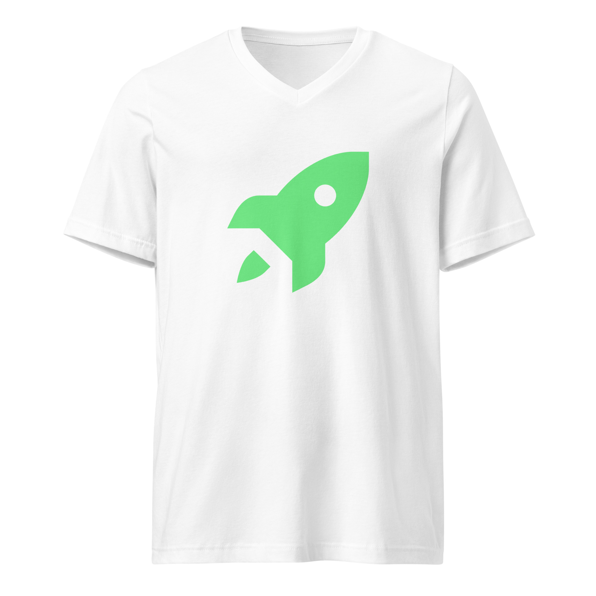 Unisex Short Sleeve V-Neck T-Shirt "Space Rush" - Image 5