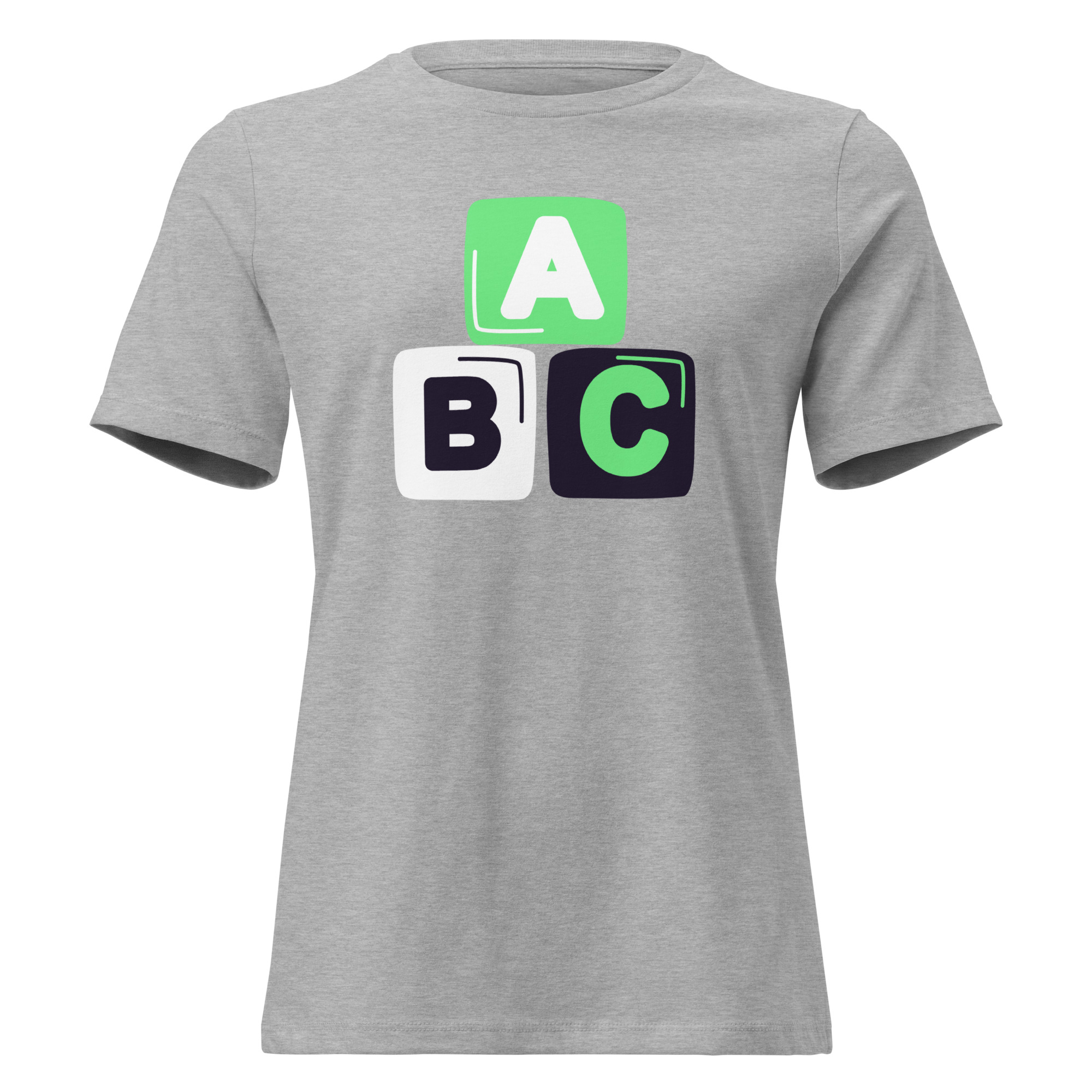 Women's Relaxed T-Shirt "ABC" - Image 8