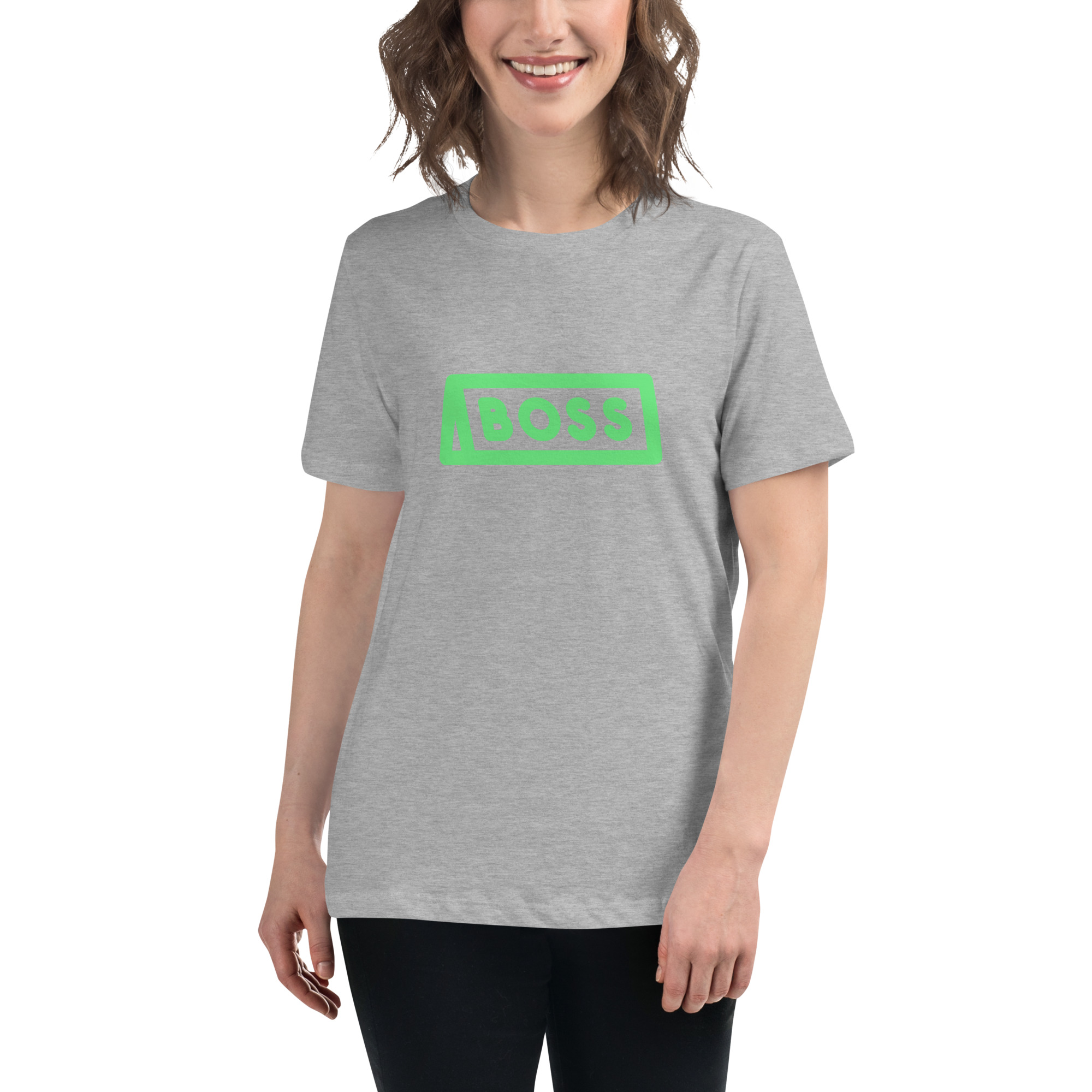 Women's Relaxed T-Shirt "BOSS" - Image 19