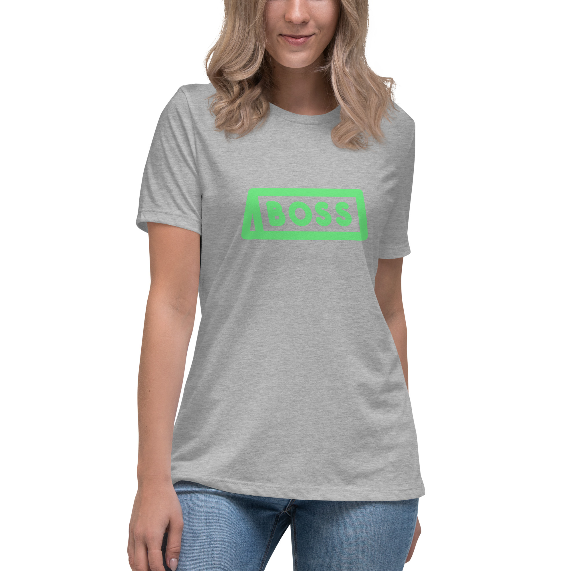 Women's Relaxed T-Shirt "BOSS" - Image 30