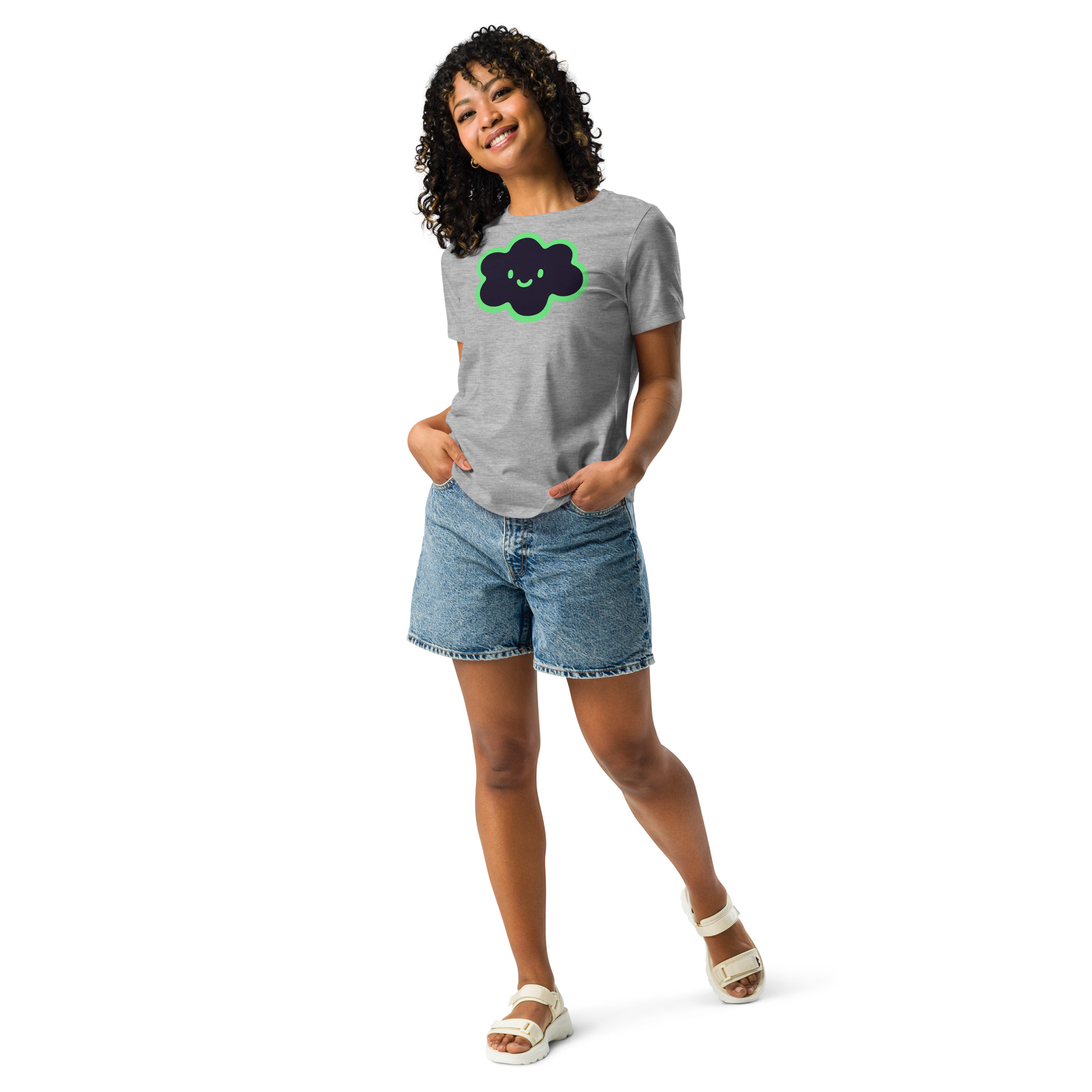 Women's Relaxed T-Shirt "Happy Cloud" - Image 19