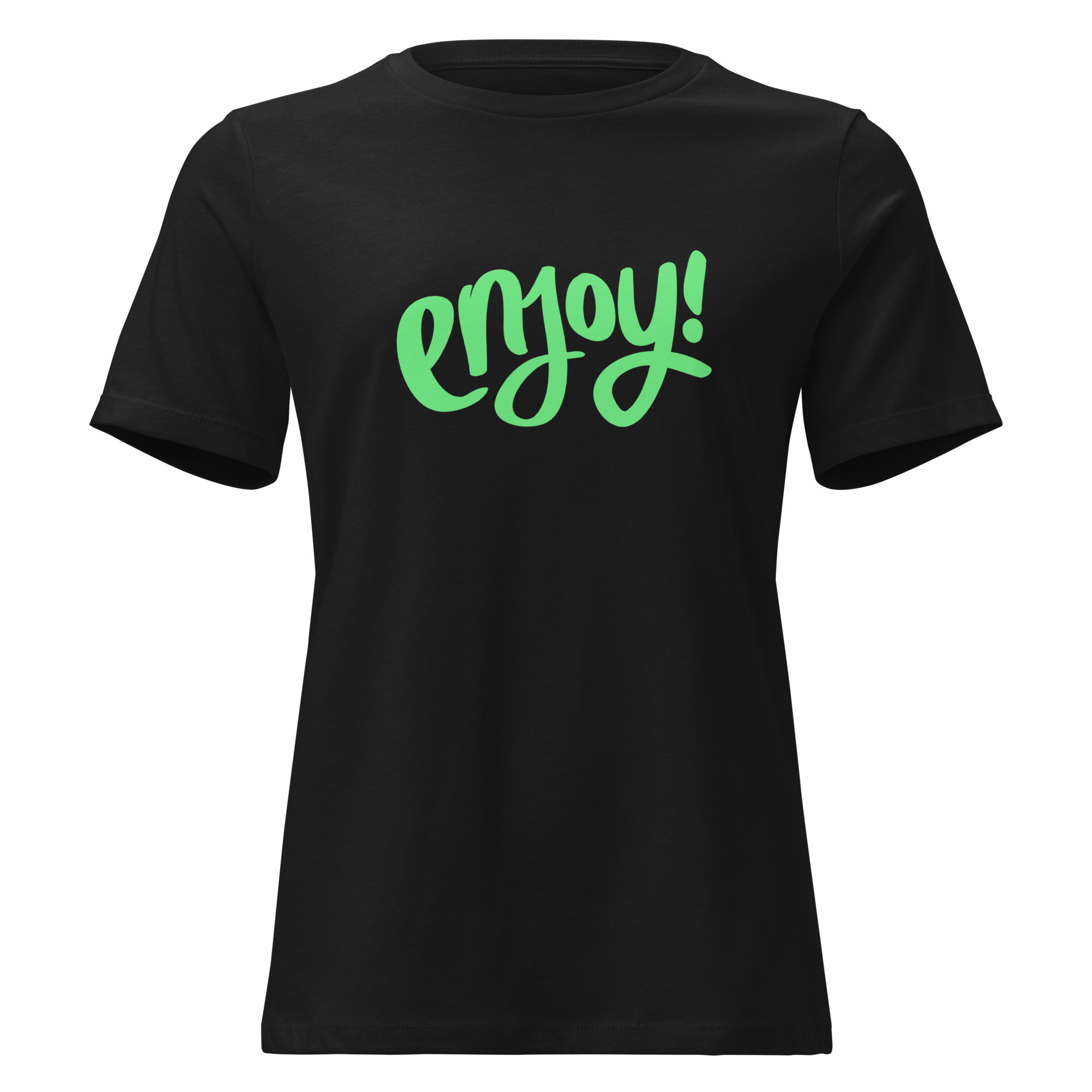 Women's Relaxed T-Shirt "ENJOY!" - Image 2
