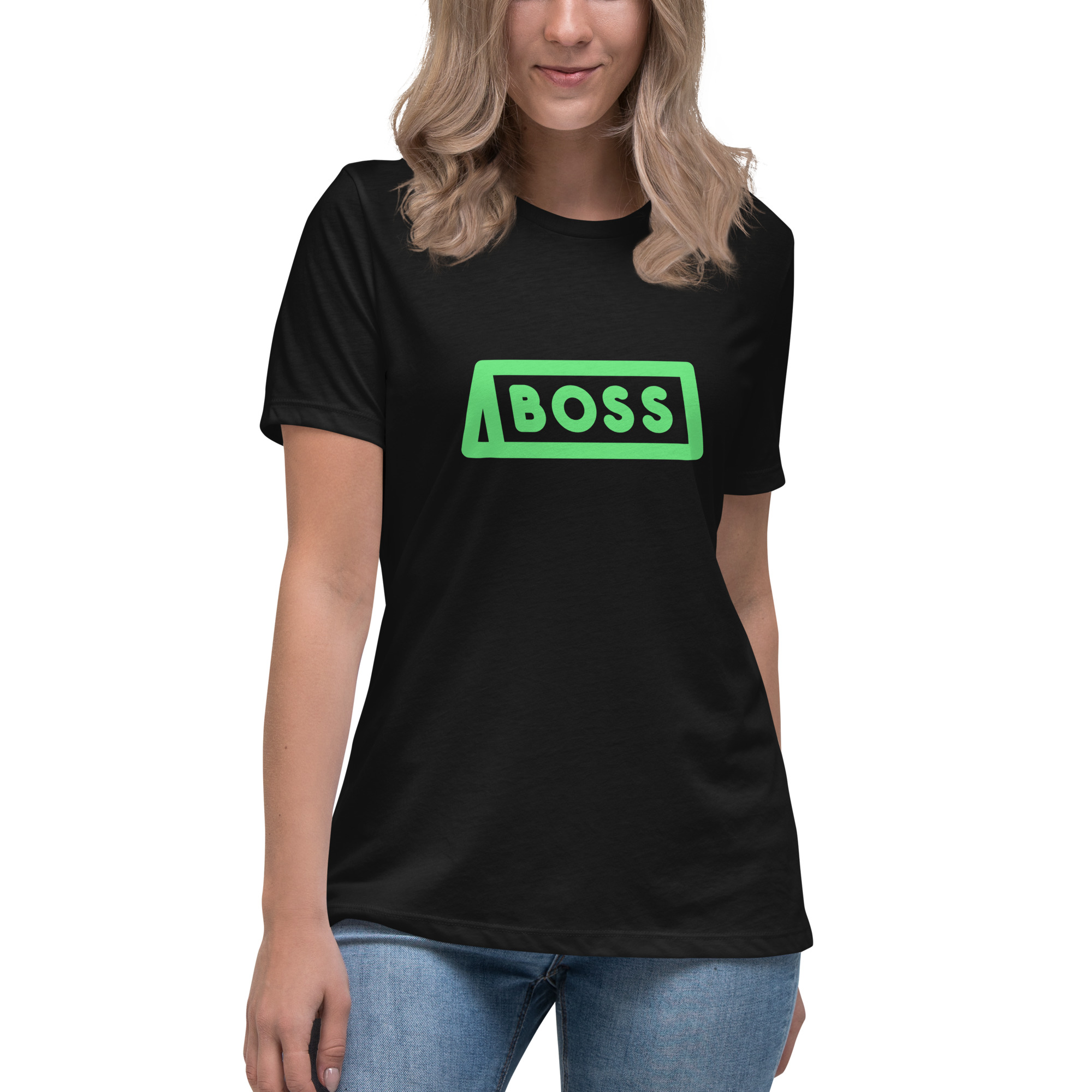 Women's Relaxed T-Shirt "BOSS" - Image 24