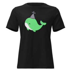 Alternative view of Women's Relaxed T-Shirt "Party Whale"