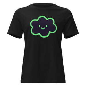Alternative view of Women's Relaxed T-Shirt "Happy Cloud"