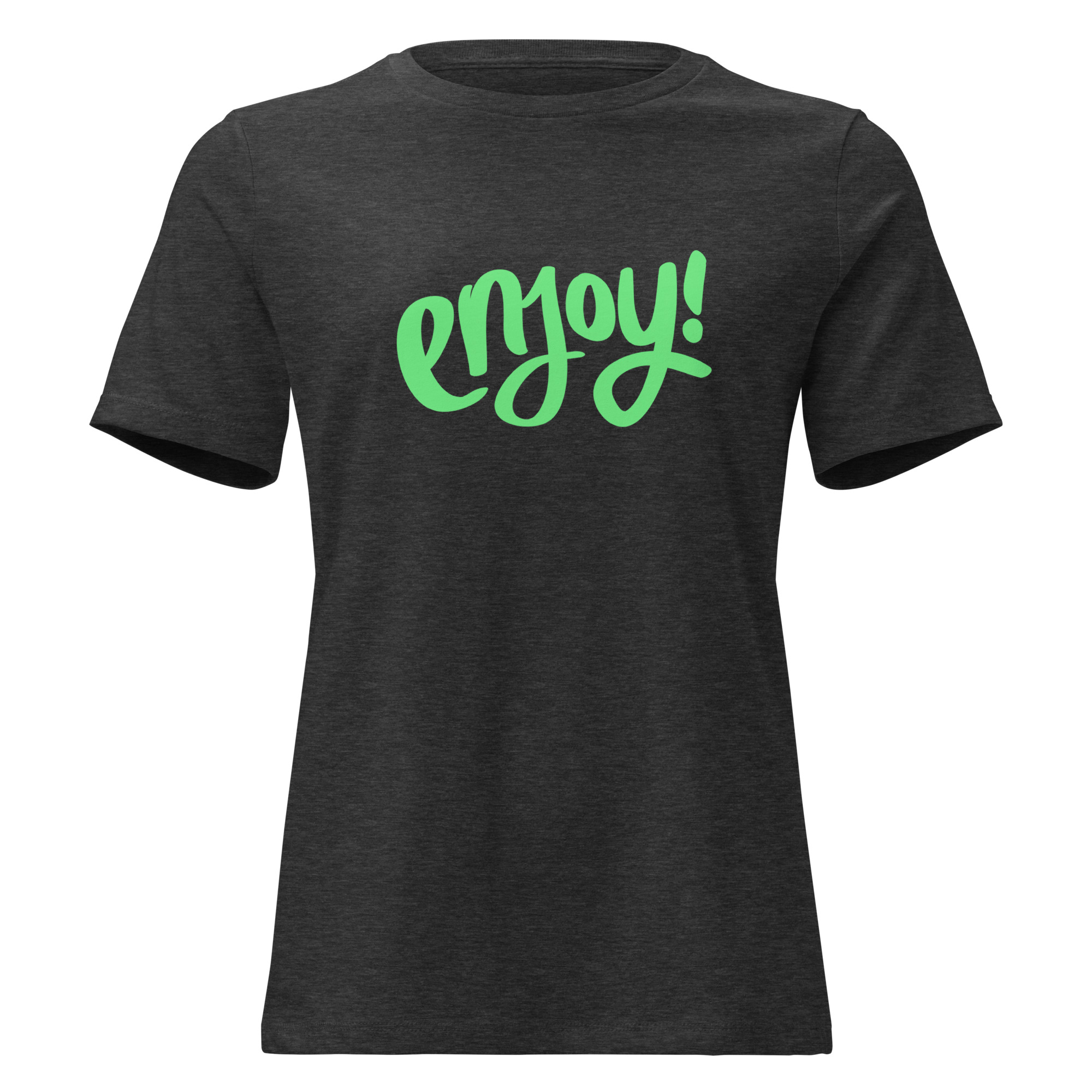 Women's Relaxed T-Shirt "ENJOY!" - Image 3