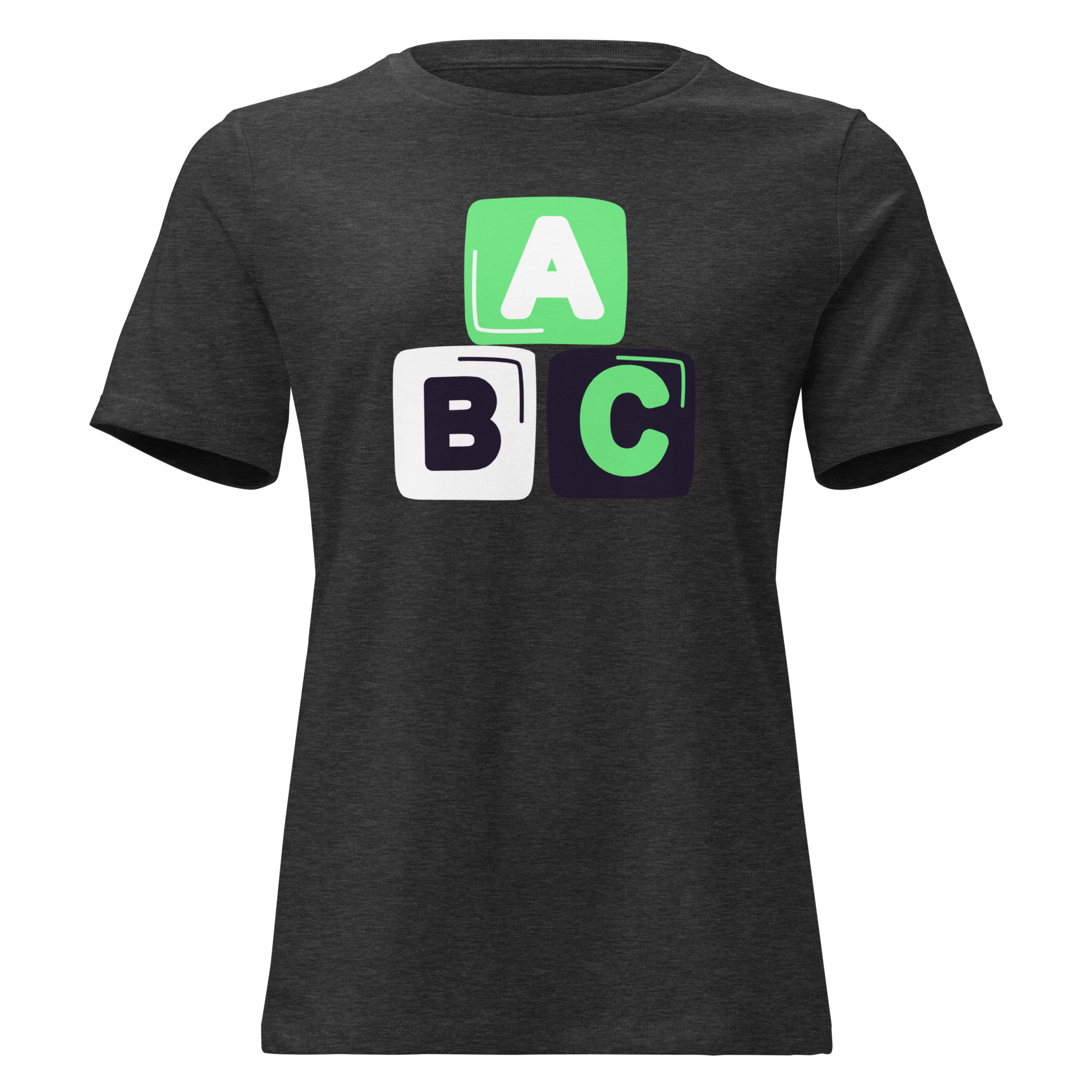 Women's Relaxed T-Shirt "ABC" - Image 3