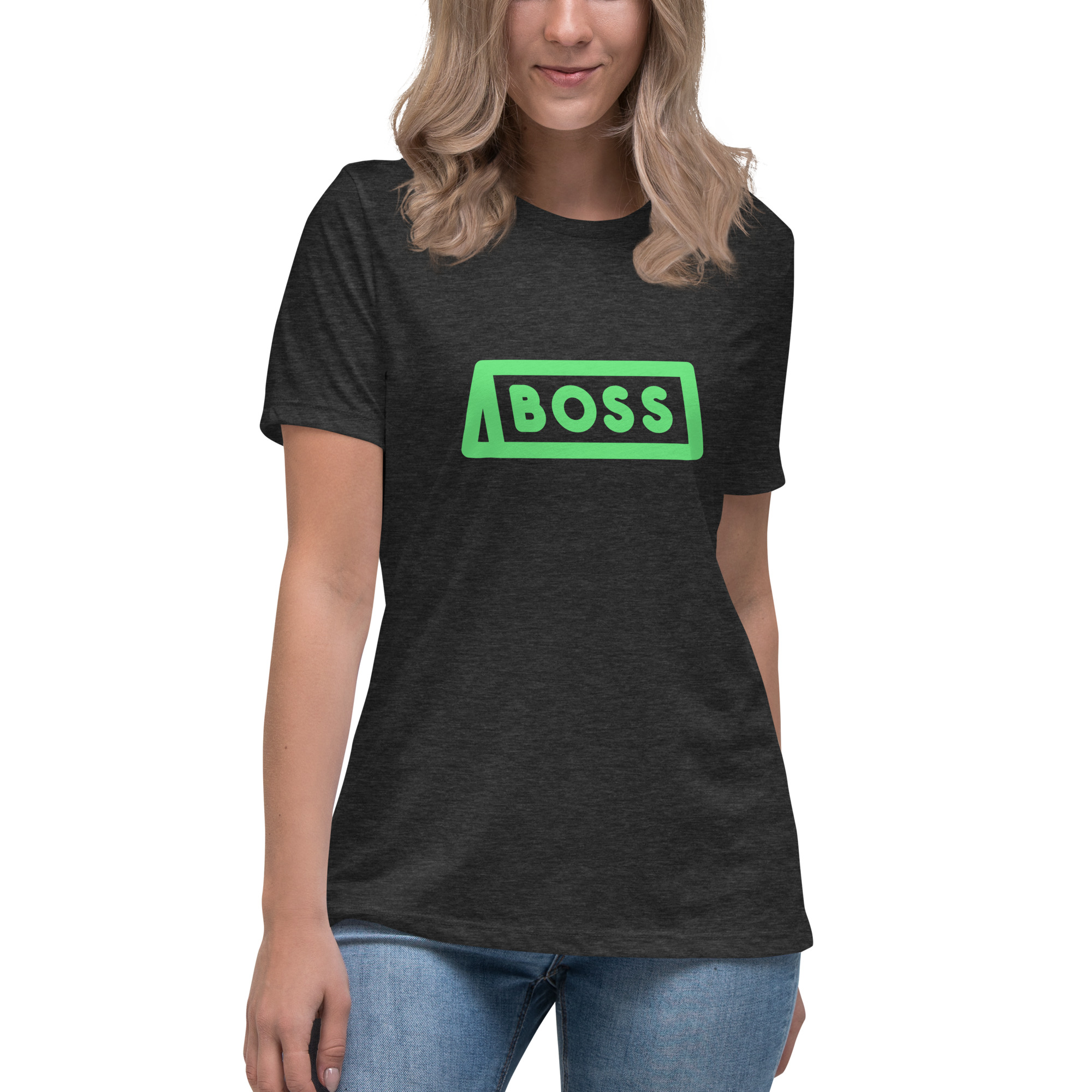 Women's Relaxed T-Shirt "BOSS" - Image 25