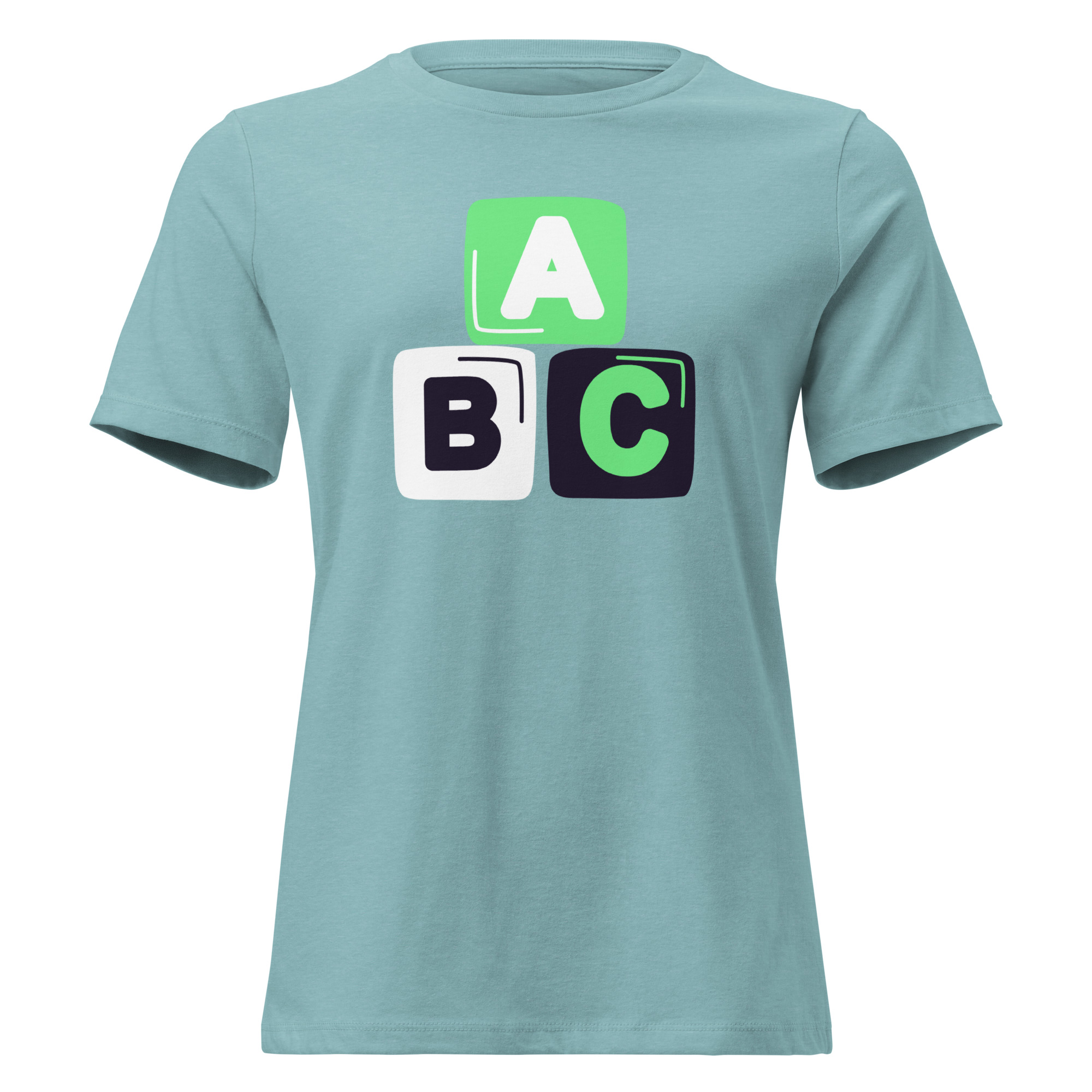 Women's Relaxed T-Shirt "ABC" - Image 7