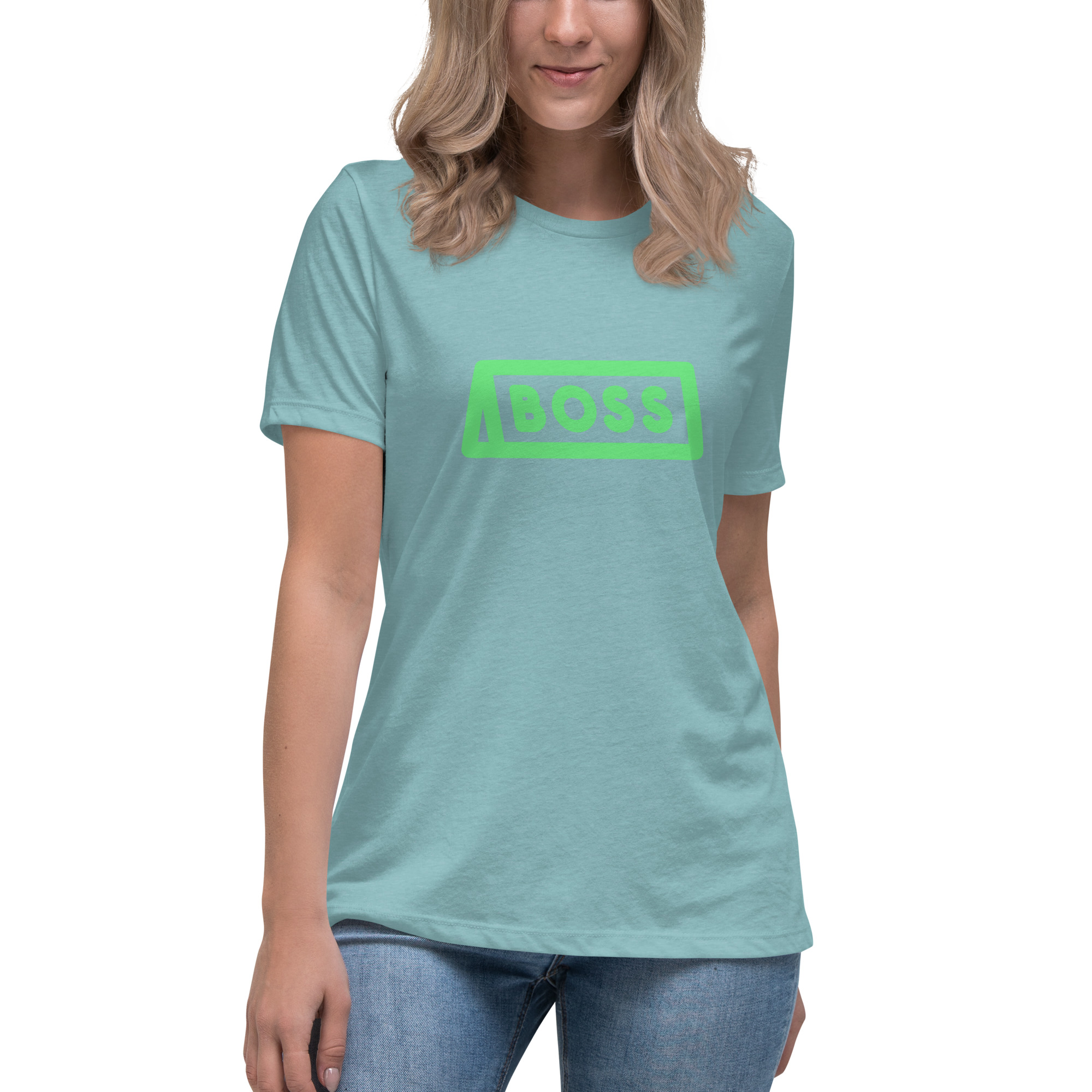 Women's Relaxed T-Shirt "BOSS" - Image 29
