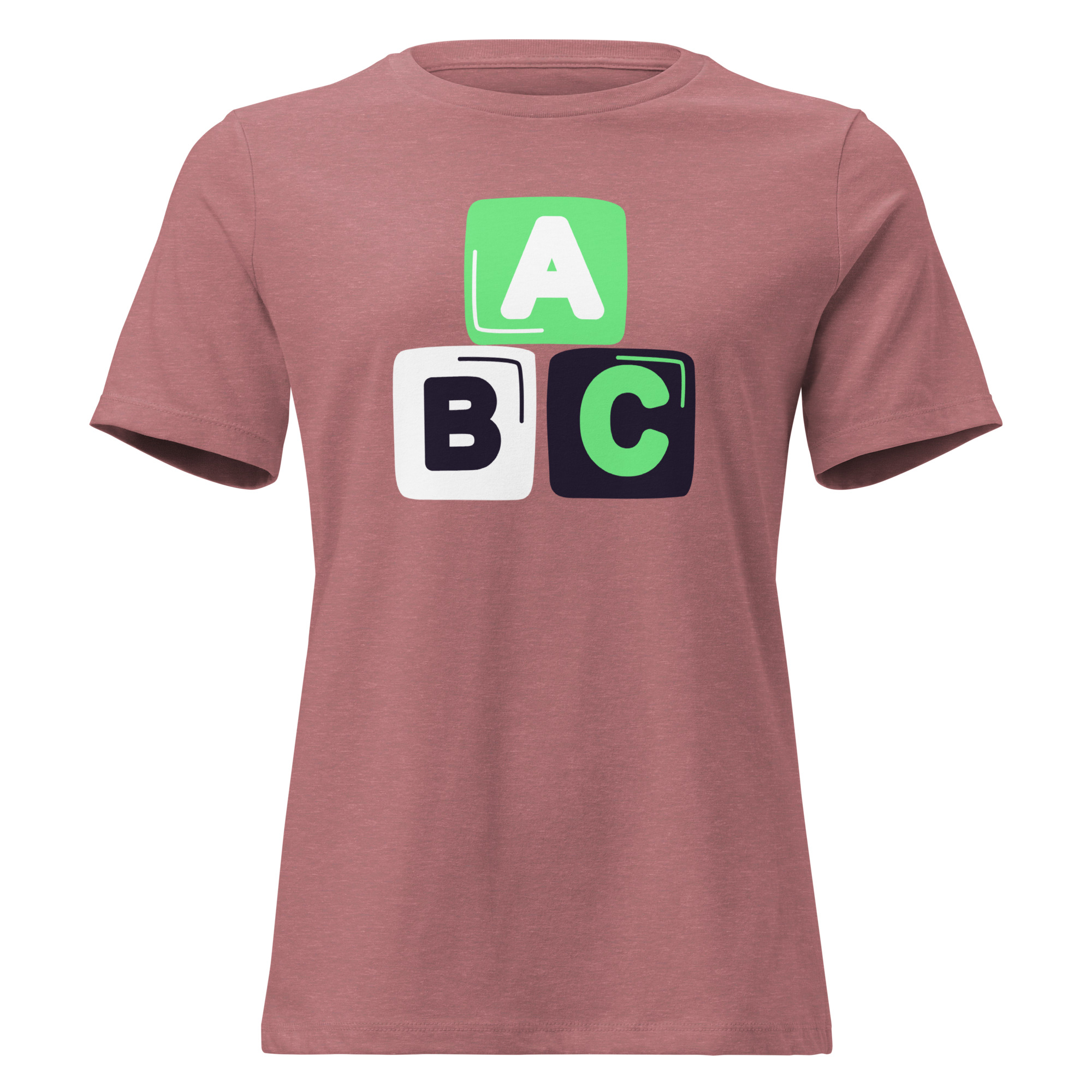 Women's Relaxed T-Shirt "ABC" - Image 5