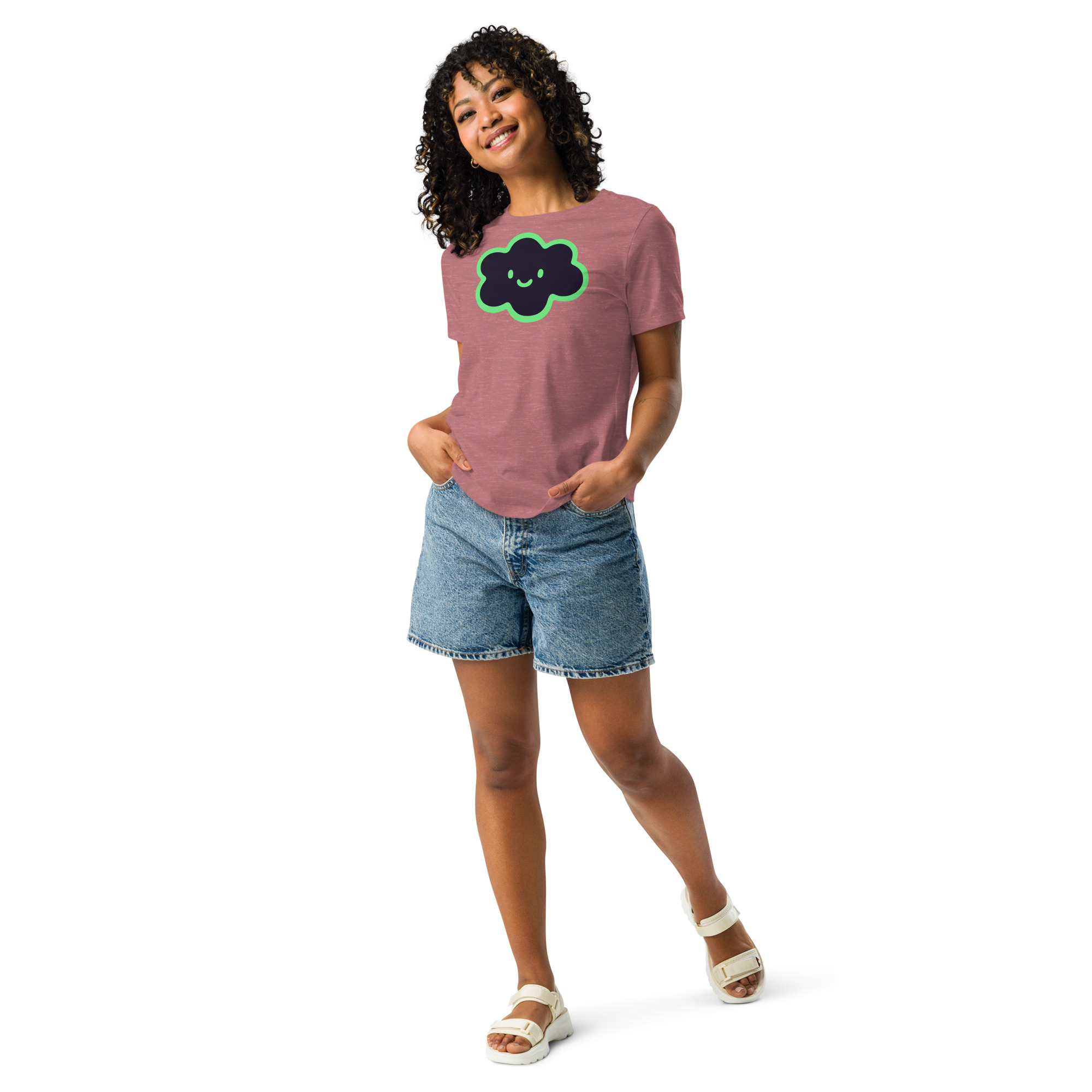 Women's Relaxed T-Shirt "Happy Cloud" - Image 16