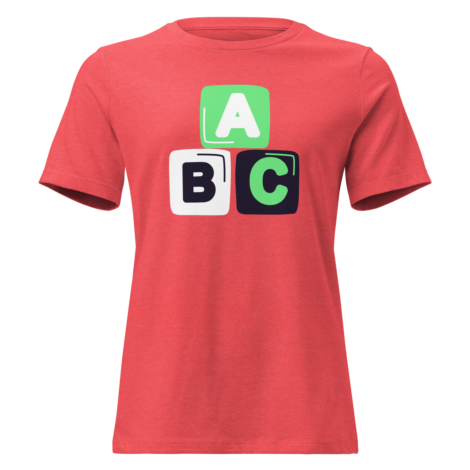 Women's Relaxed T-Shirt "ABC" - Image 4