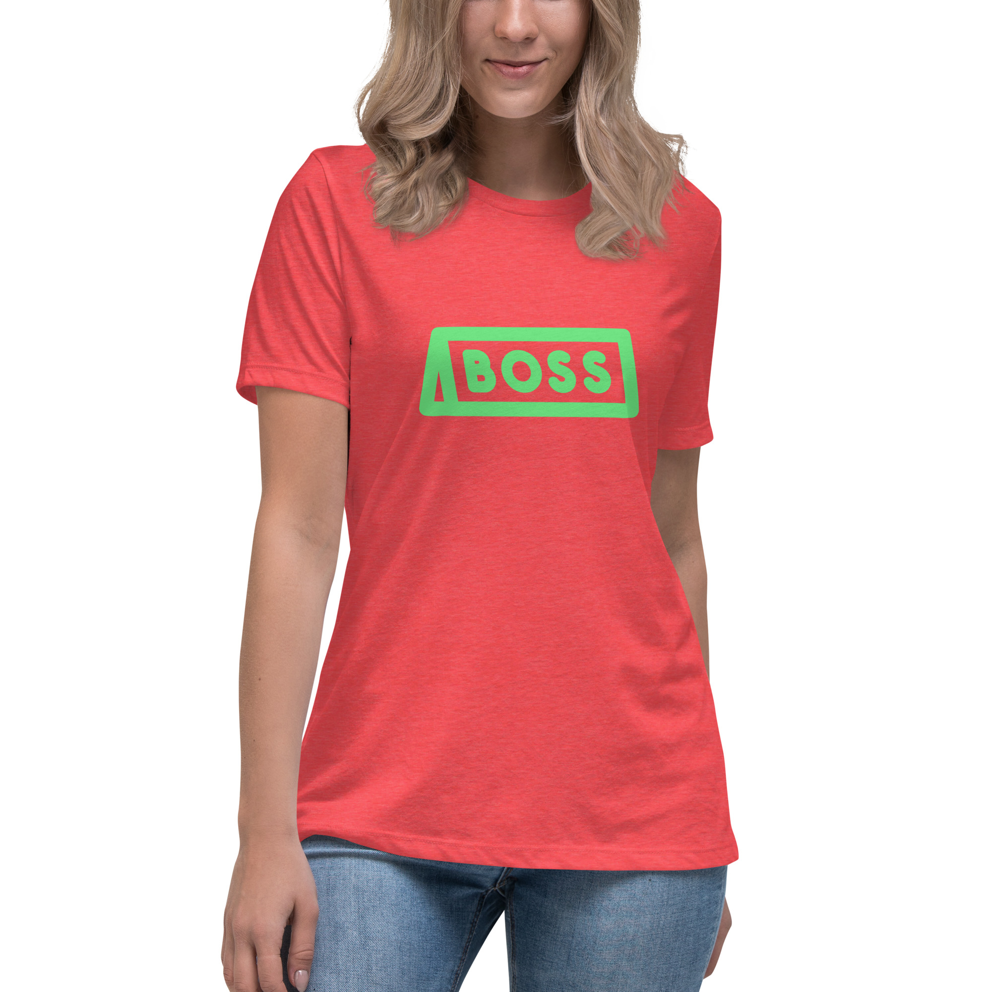 Women's Relaxed T-Shirt "BOSS" - Image 26