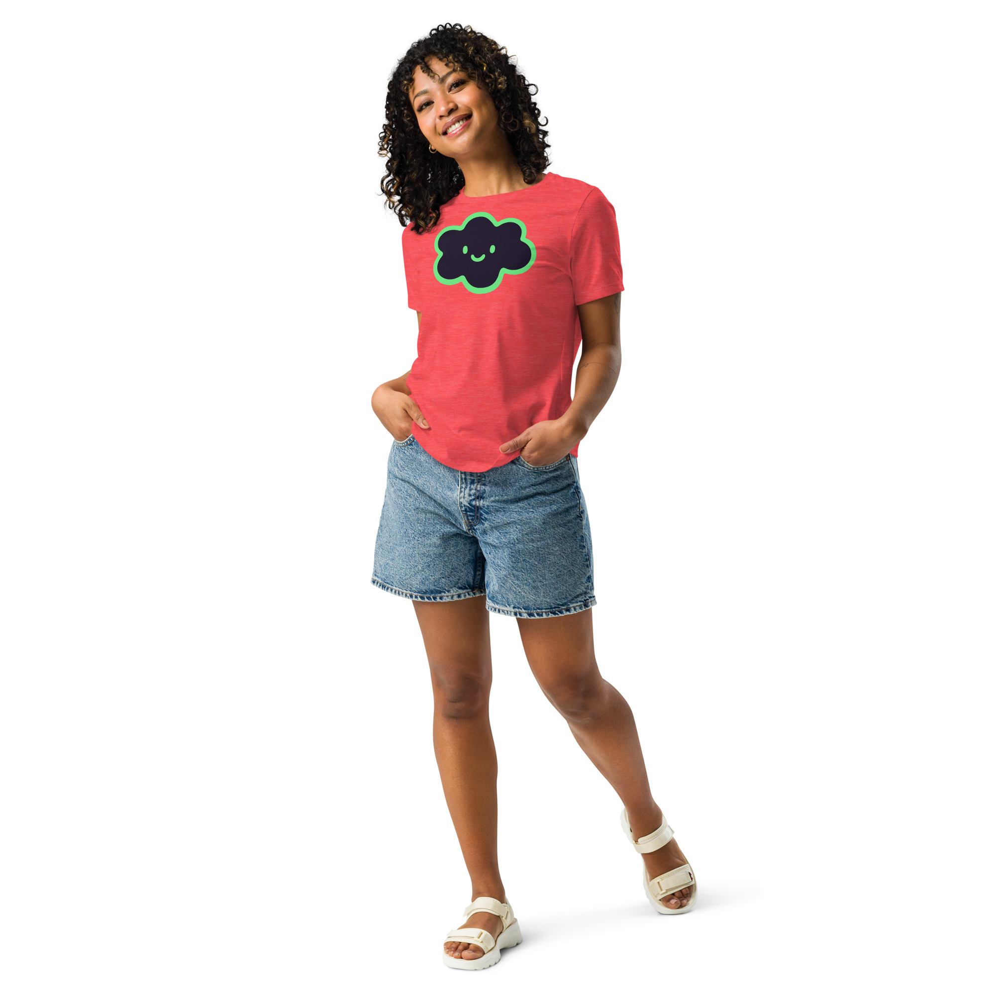 Women's Relaxed T-Shirt "Happy Cloud" - Image 15