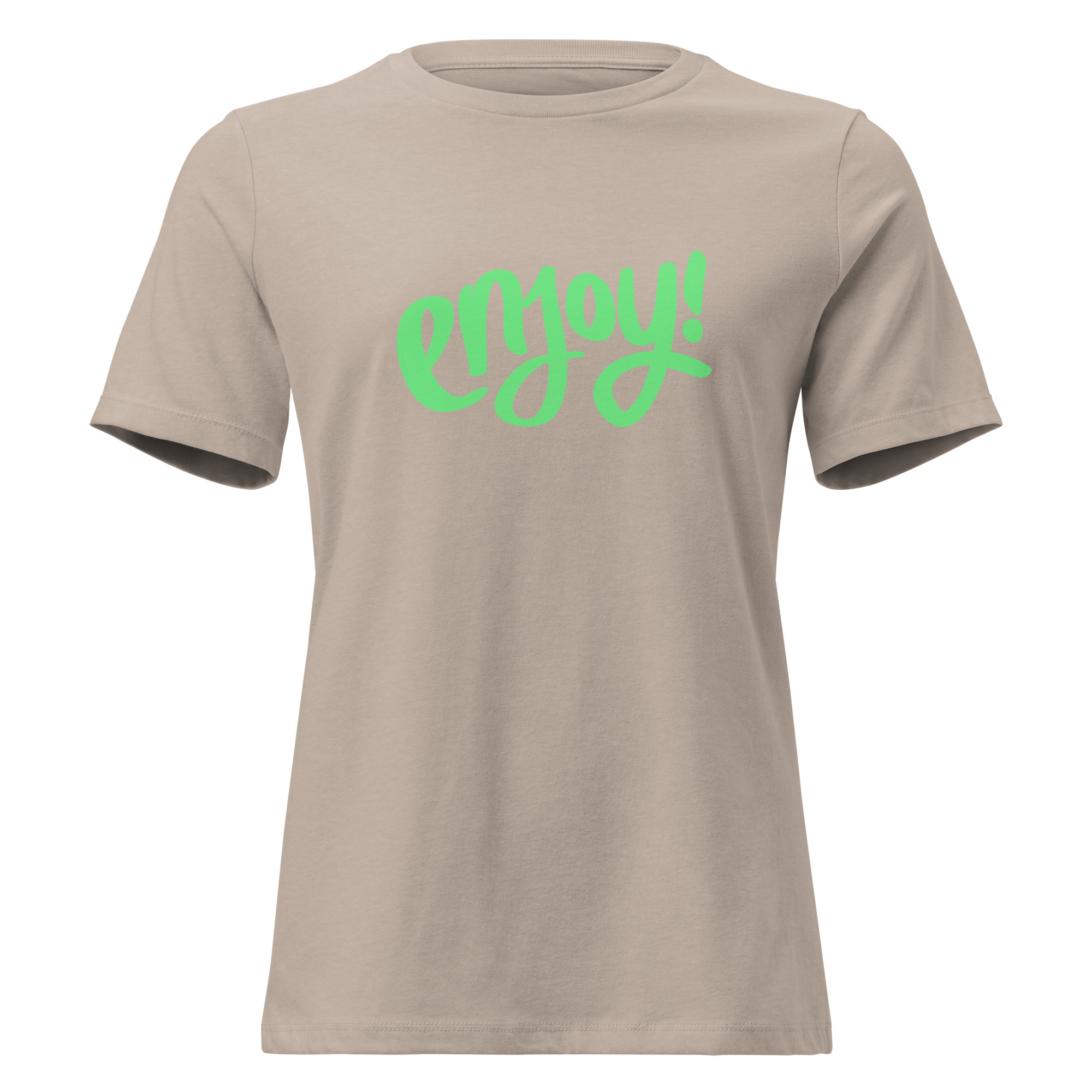 Women's Relaxed T-Shirt "ENJOY!" - Image 8