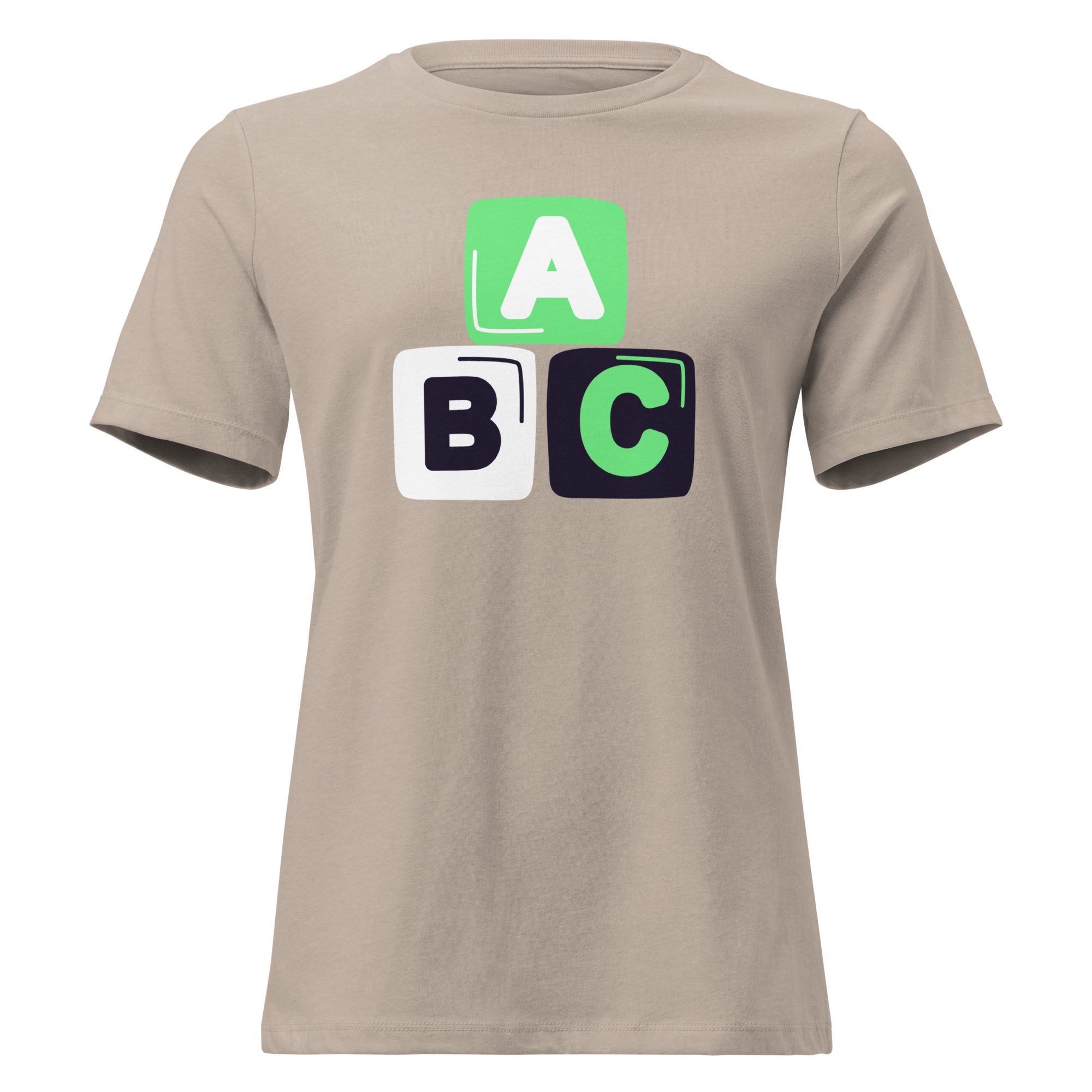 Women's Relaxed T-Shirt "ABC" - Image 9