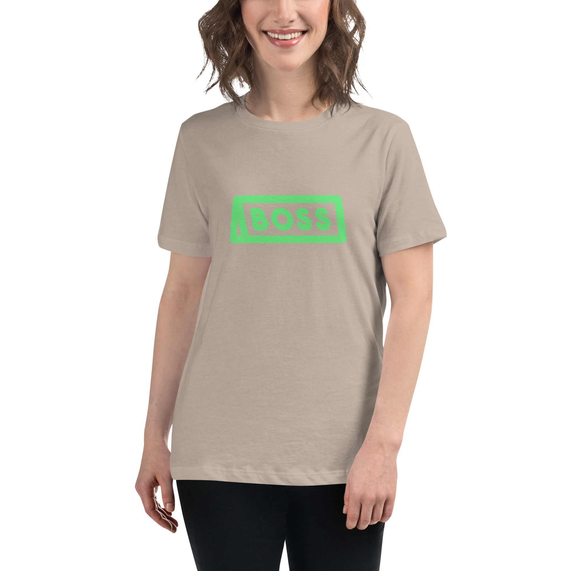 Women's Relaxed T-Shirt "BOSS" - Image 20