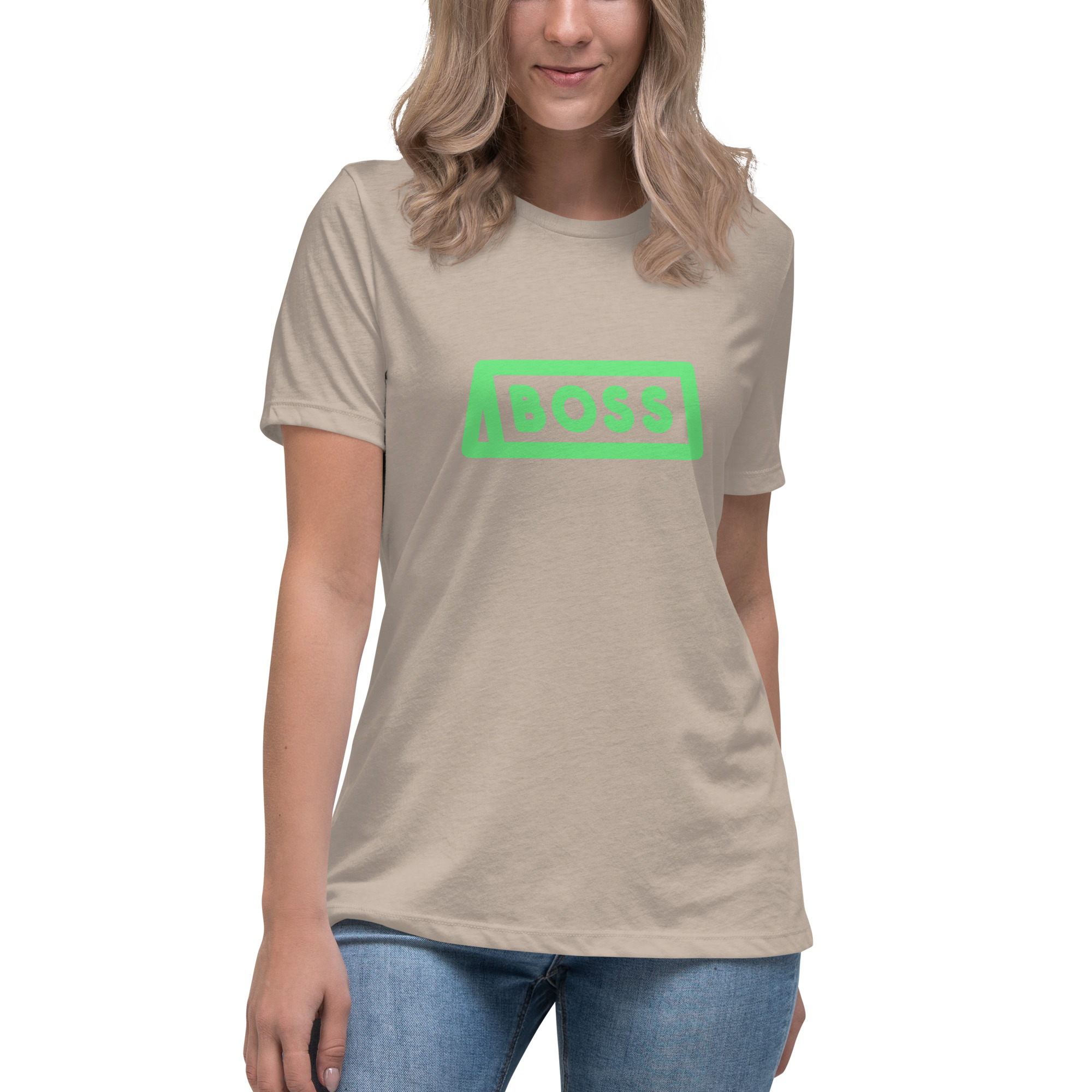 Women's Relaxed T-Shirt "BOSS" - Image 31