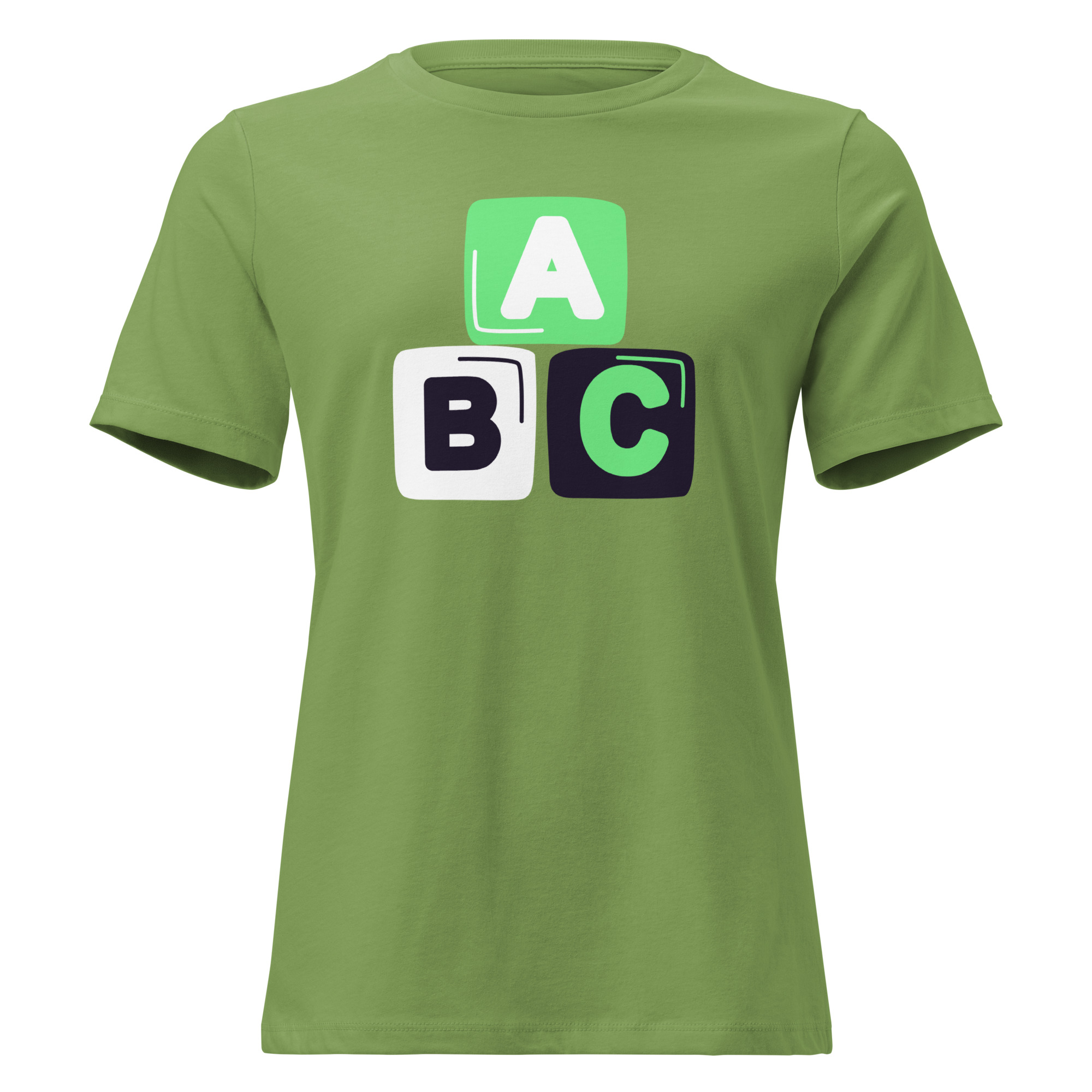 Women's Relaxed T-Shirt "ABC" - Image 6