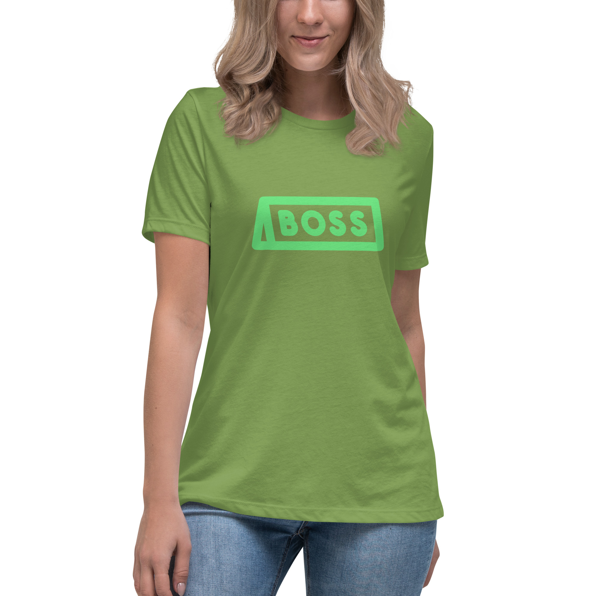 Women's Relaxed T-Shirt "BOSS" - Image 28