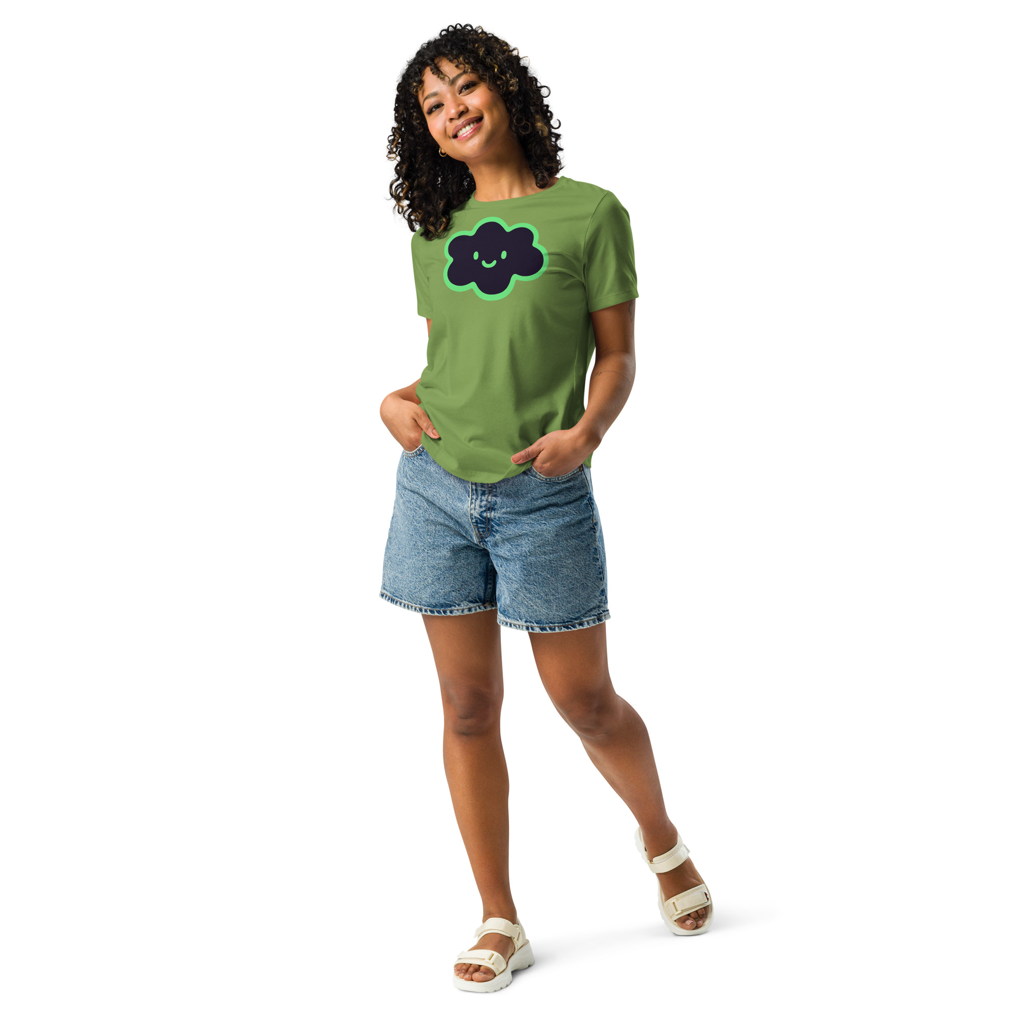 Women's Relaxed T-Shirt "Happy Cloud" - Image 17