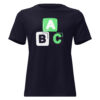 Women's Relaxed T-Shirt "ABC"