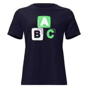Women's Relaxed T-Shirt "ABC"