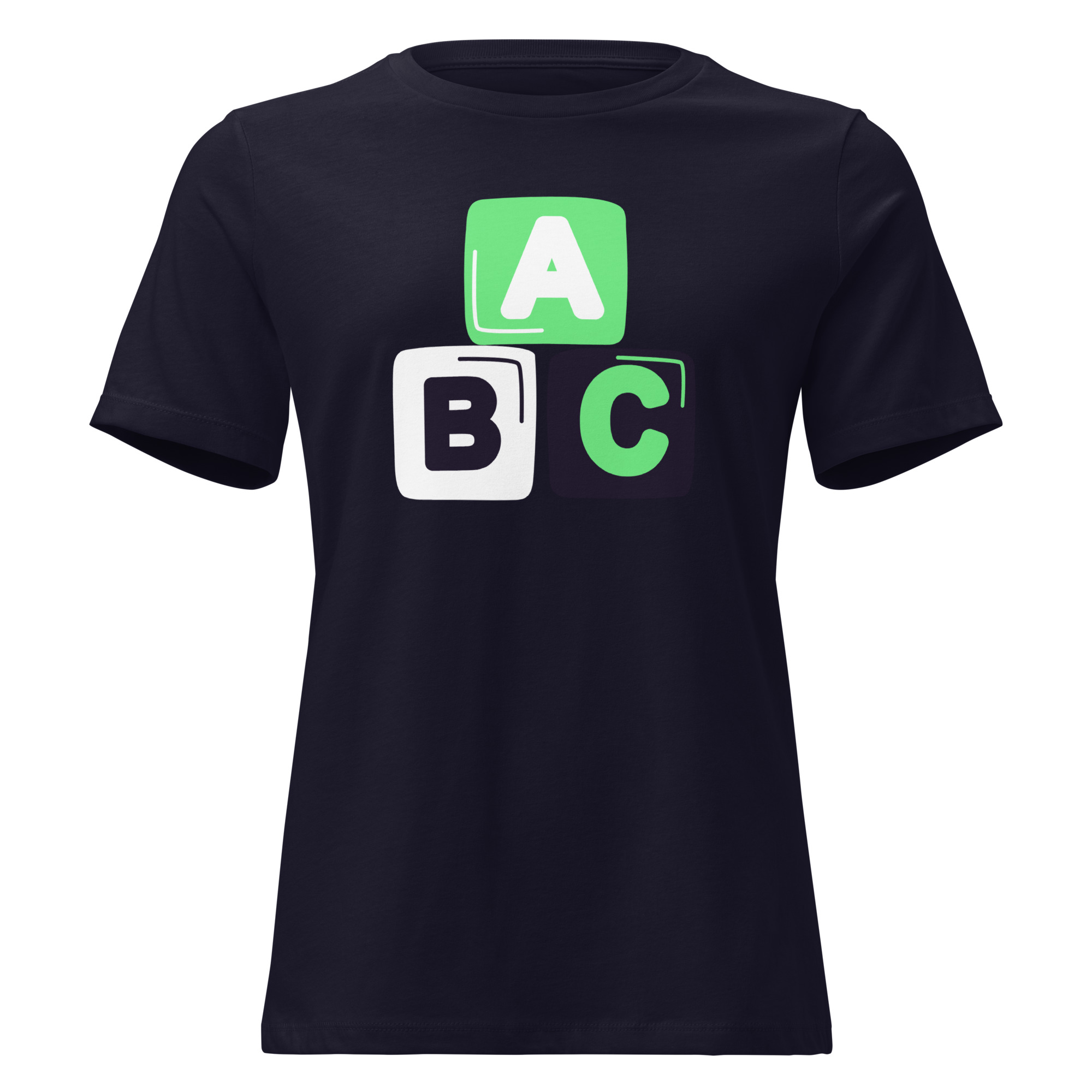 Women's Relaxed T-Shirt "ABC"