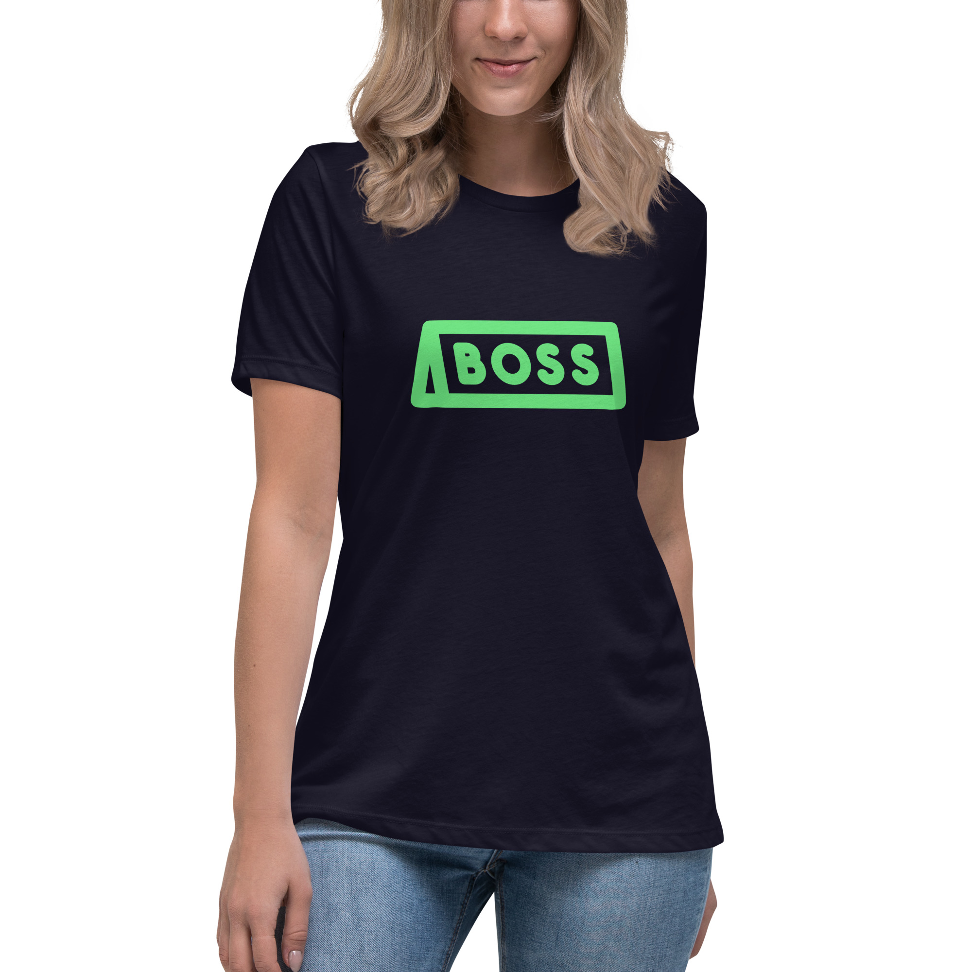 Women's Relaxed T-Shirt "BOSS" - Image 23
