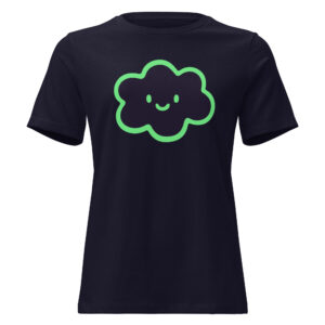 Women's Relaxed T-Shirt "Happy Cloud"