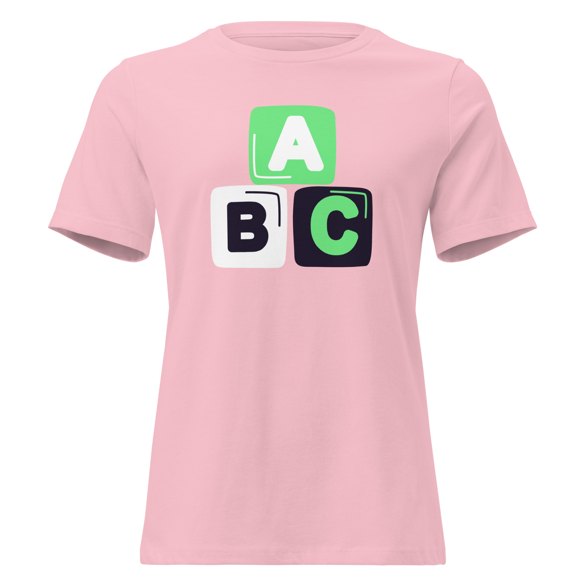 Women's Relaxed T-Shirt "ABC" - Image 10