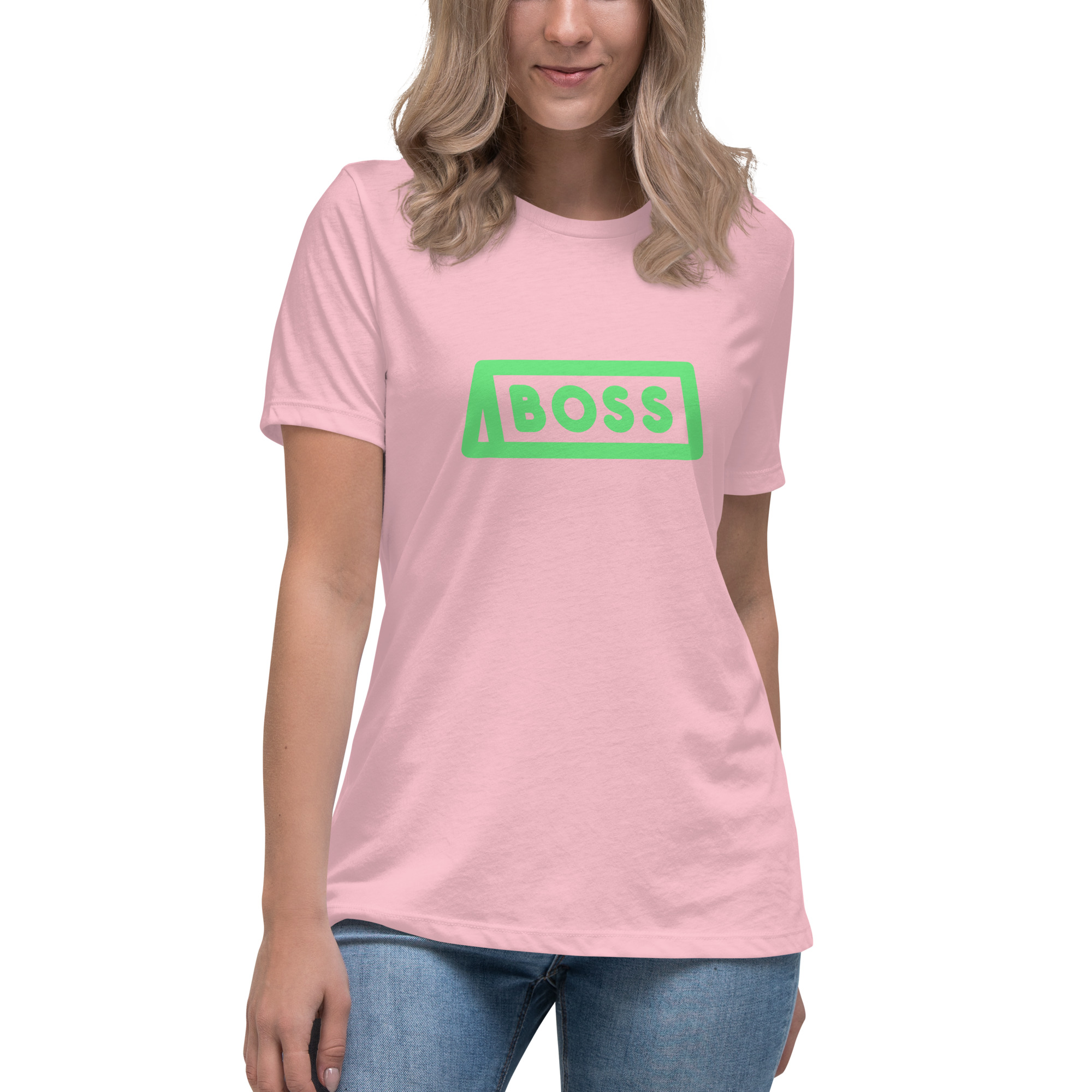 Women's Relaxed T-Shirt "BOSS" - Image 32