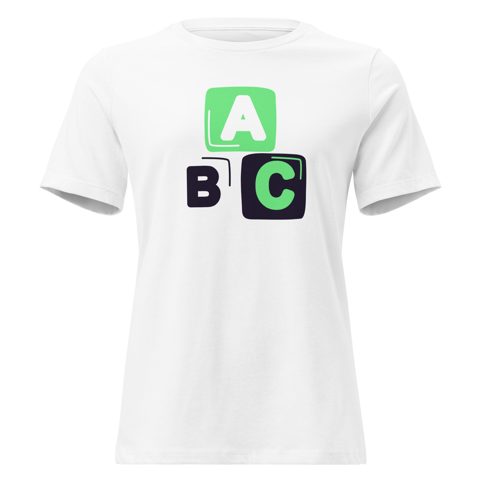 Women's Relaxed T-Shirt "ABC" - Image 11