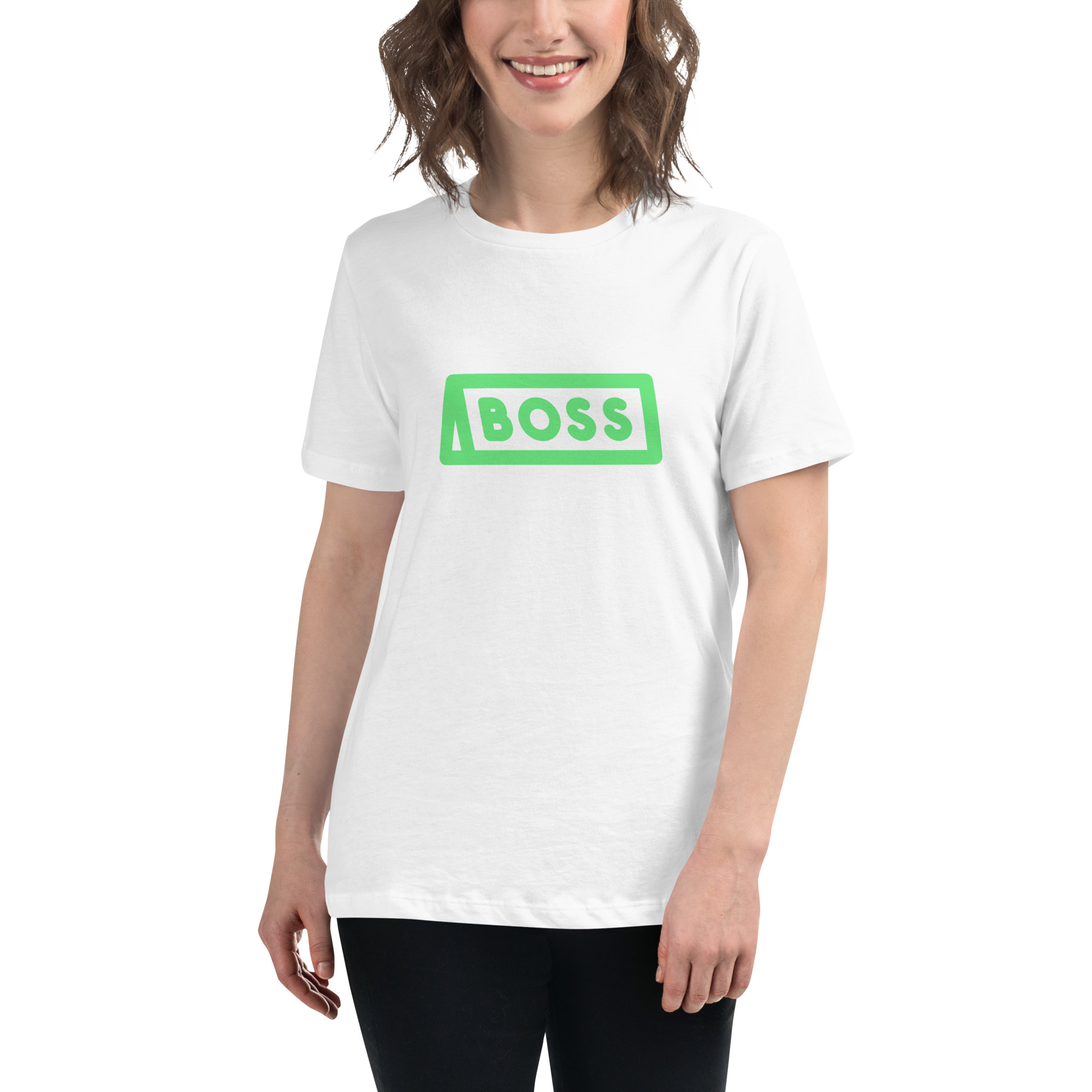 Women's Relaxed T-Shirt "BOSS" - Image 22