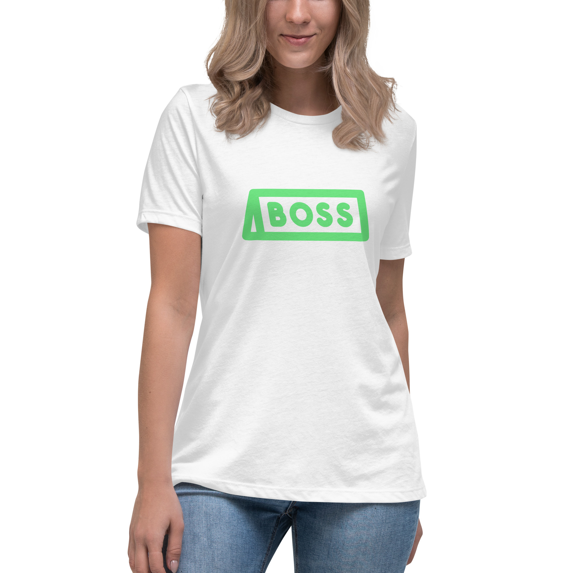 Women's Relaxed T-Shirt "BOSS" - Image 33