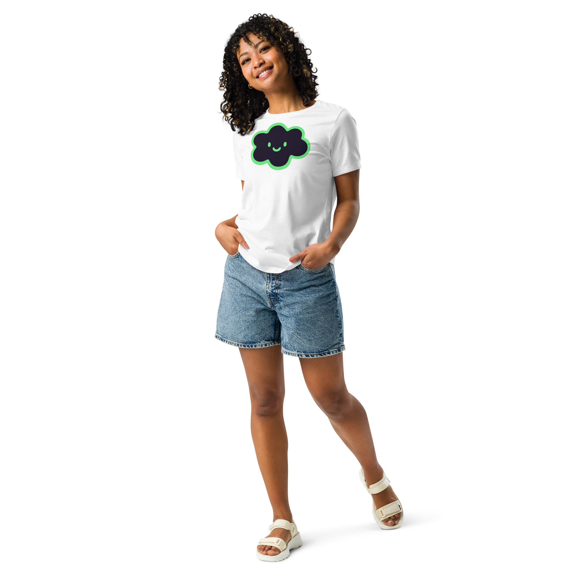 Women's Relaxed T-Shirt "Happy Cloud" - Image 22
