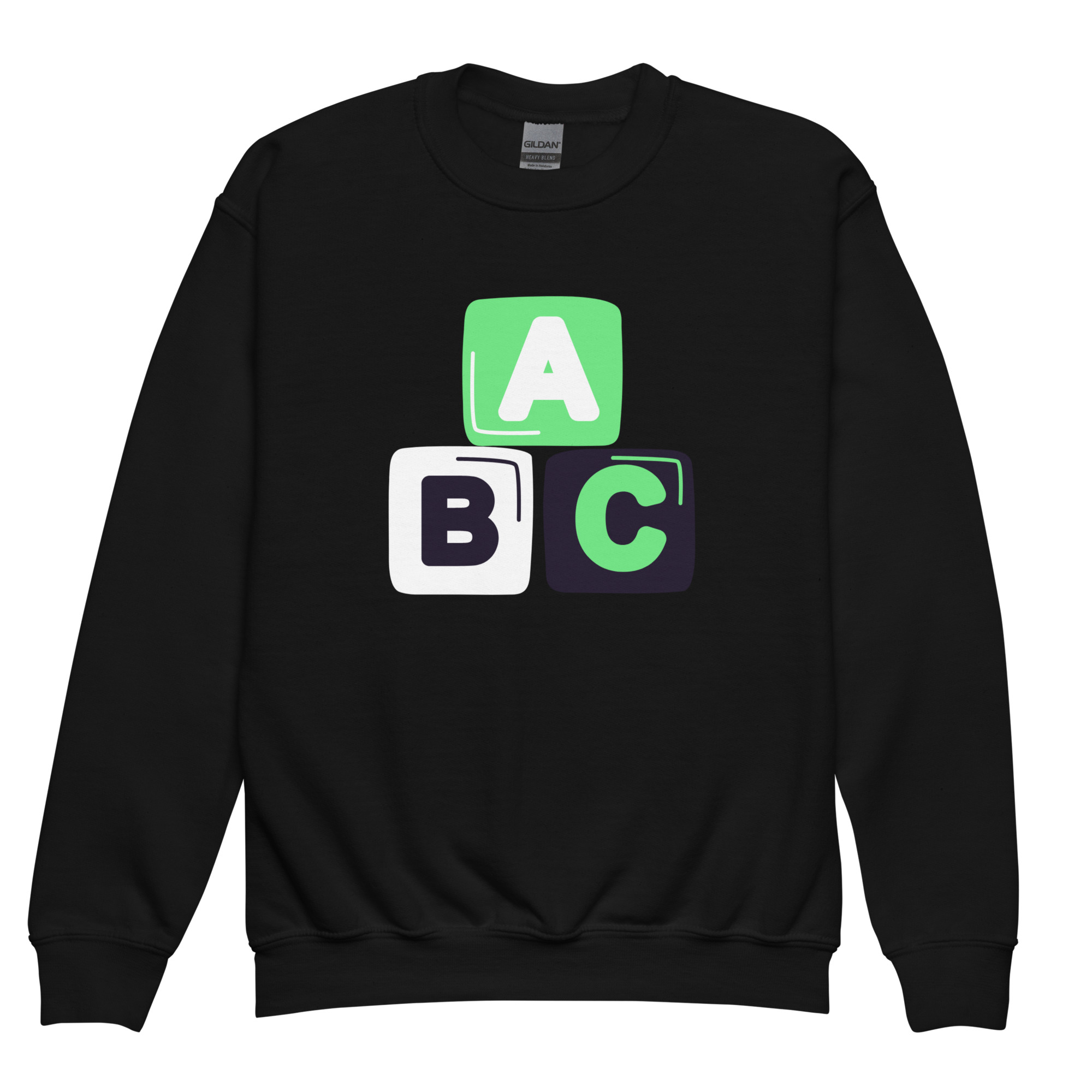 Youth crewneck sweatshirt "ABC"