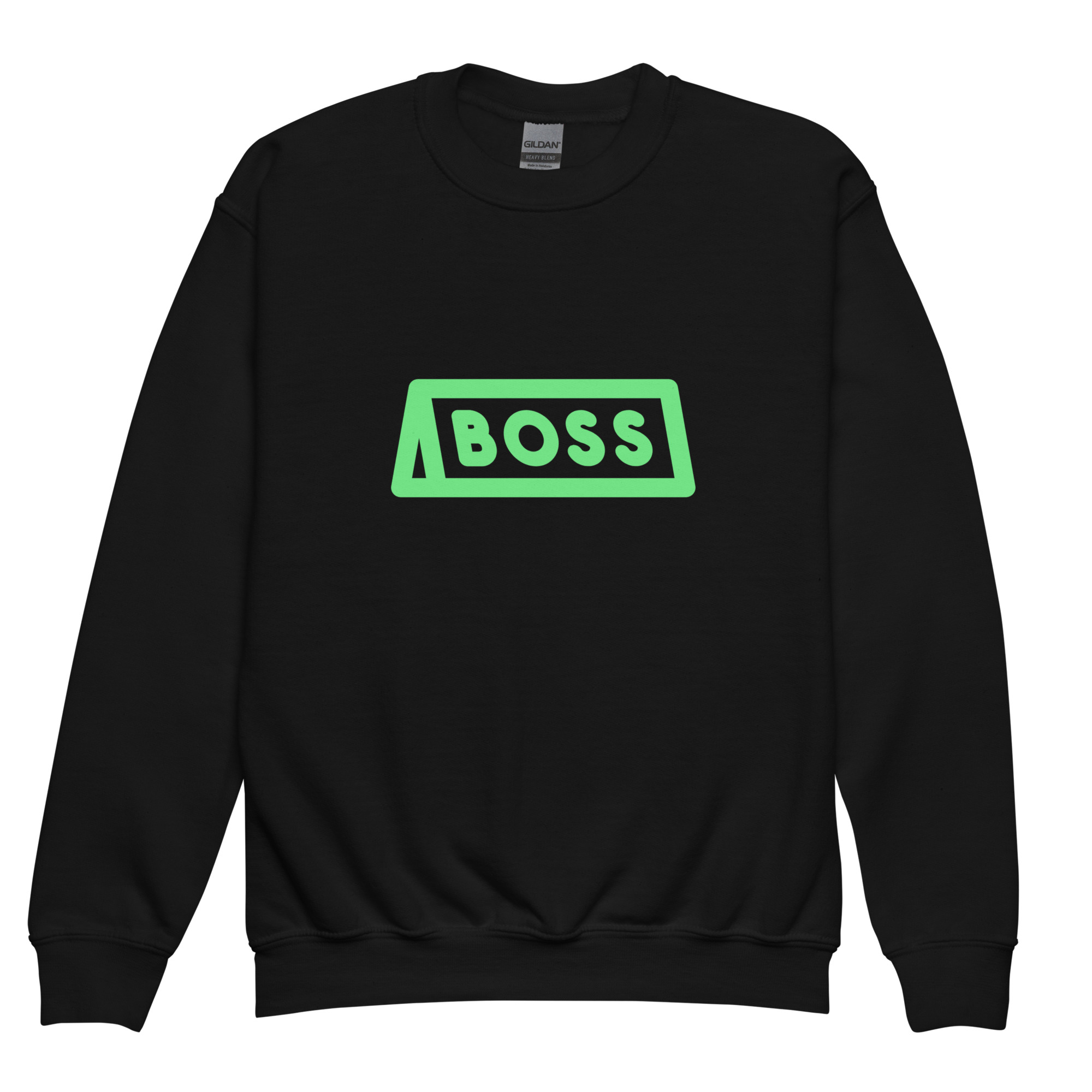 Youth crewneck sweatshirt "BOSS"