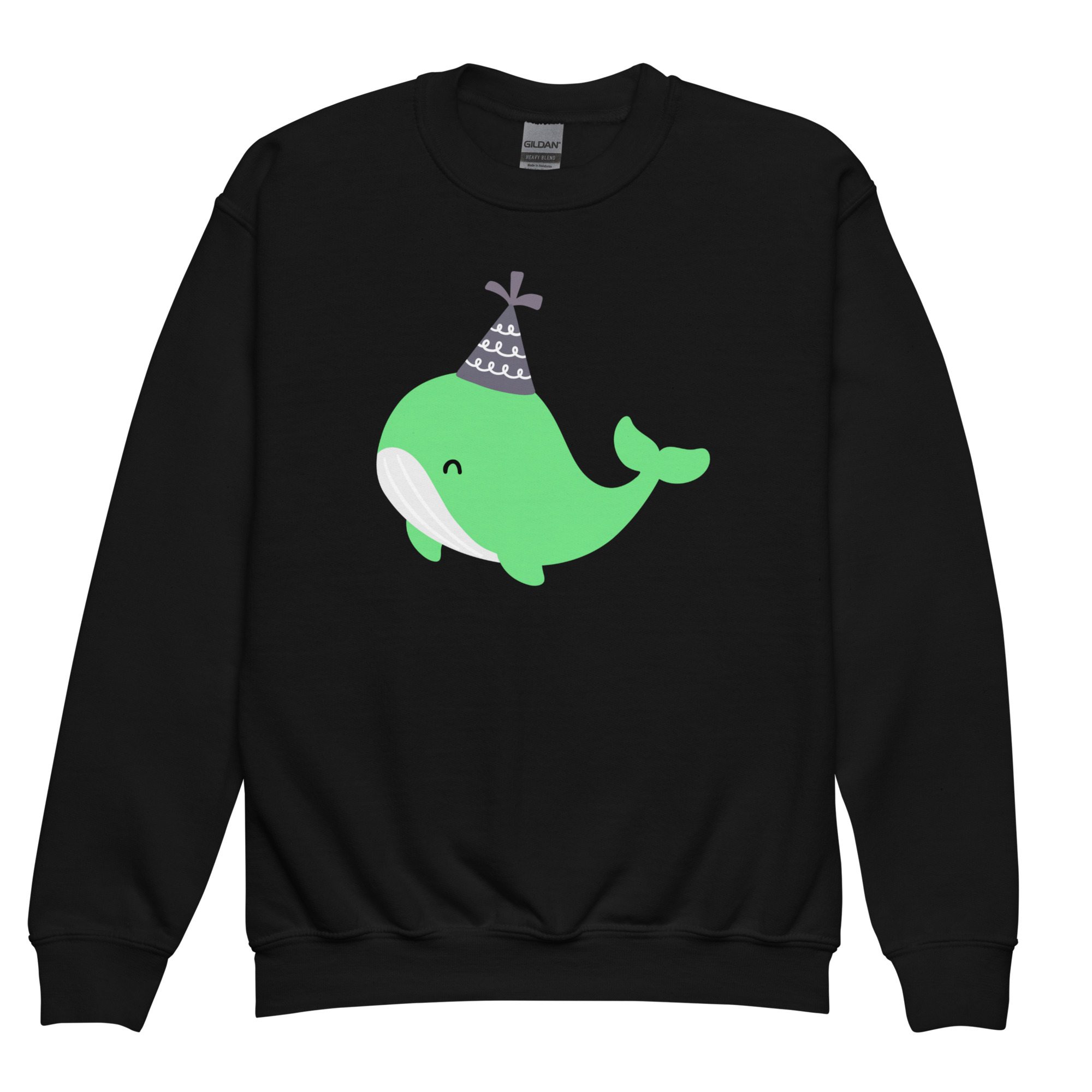 Youth crewneck sweatshirt "Party Whale"