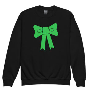 Youth crewneck sweatshirt "Ribbon Charm"