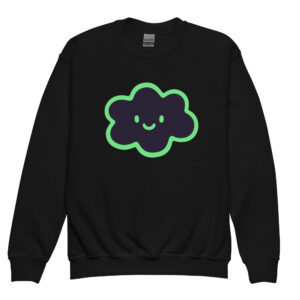 Youth crewneck sweatshirt "Happy Cloud"