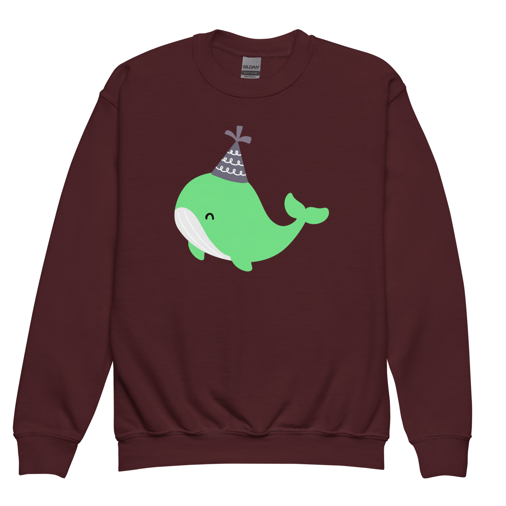 Youth crewneck sweatshirt "Party Whale" - Image 3